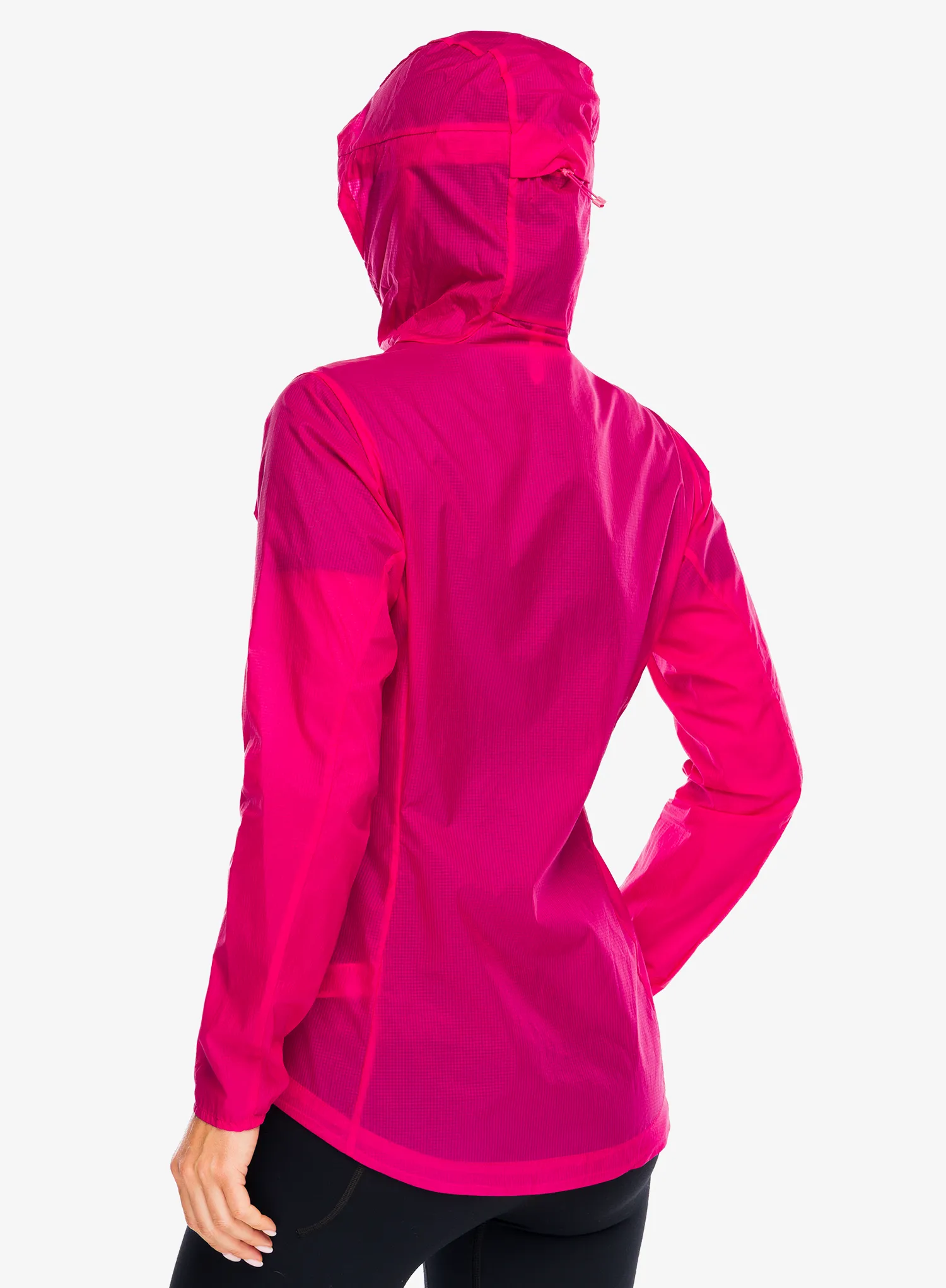 Moteriška bėgimo striukė Patagonia Houdini Jacket - luminous pink