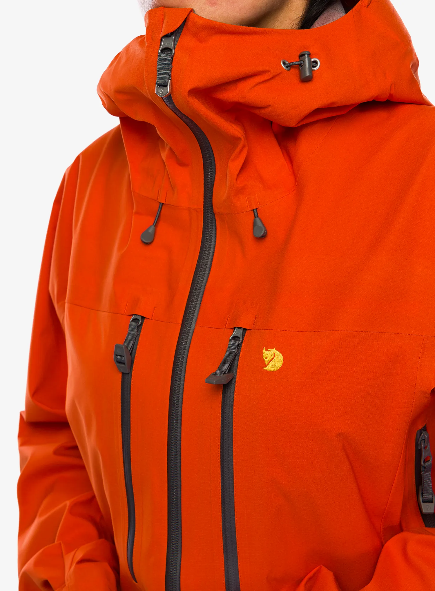 Moteriška striukė Fjallraven Bergtagen Eco-Shell Jacket - hokkaido orange
