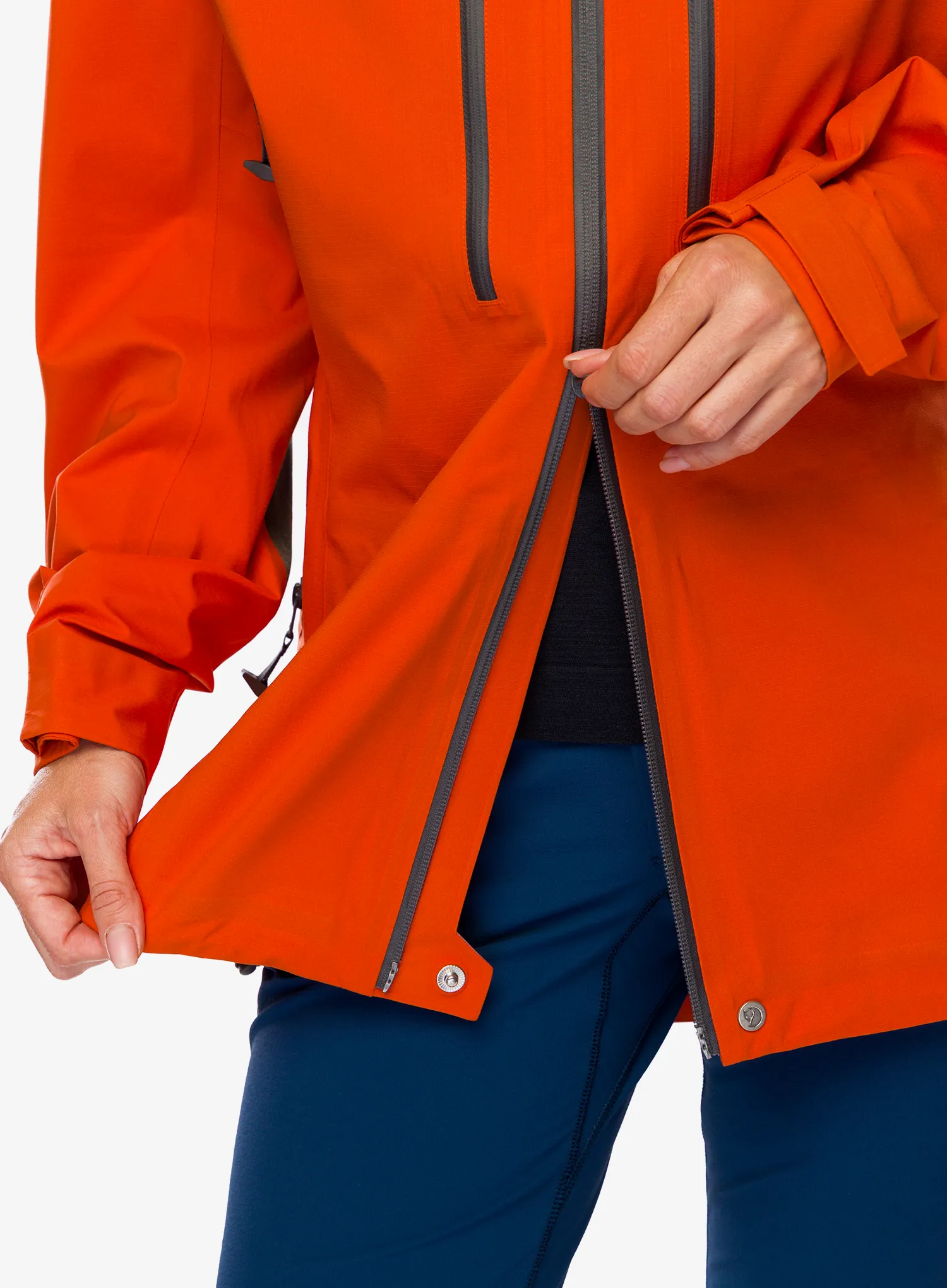 Moteriška striukė Fjallraven Bergtagen Eco-Shell Jacket - hokkaido orange