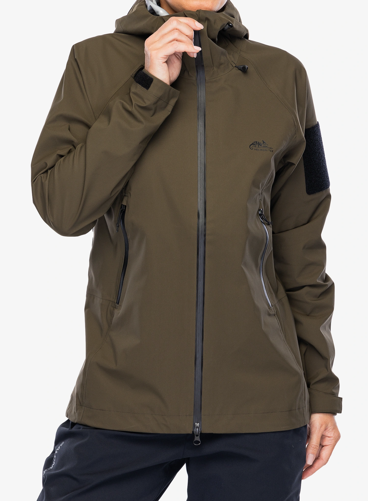 Moteriška striukė Helikon-Tex Squall Hardshell - taiga green