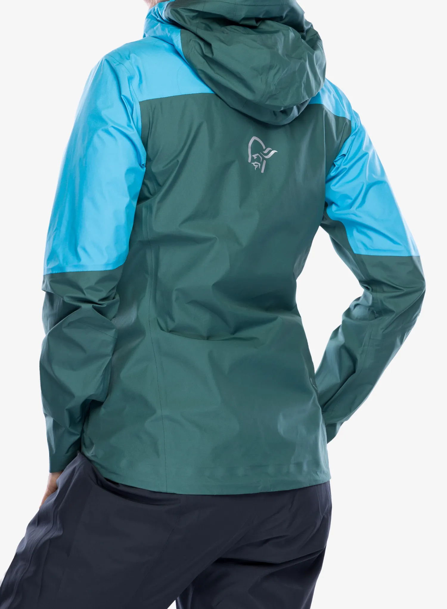 Moteriška striukė Norrona Falketind Gore-Tex Paclite Jacket - aquarius/north atlantic