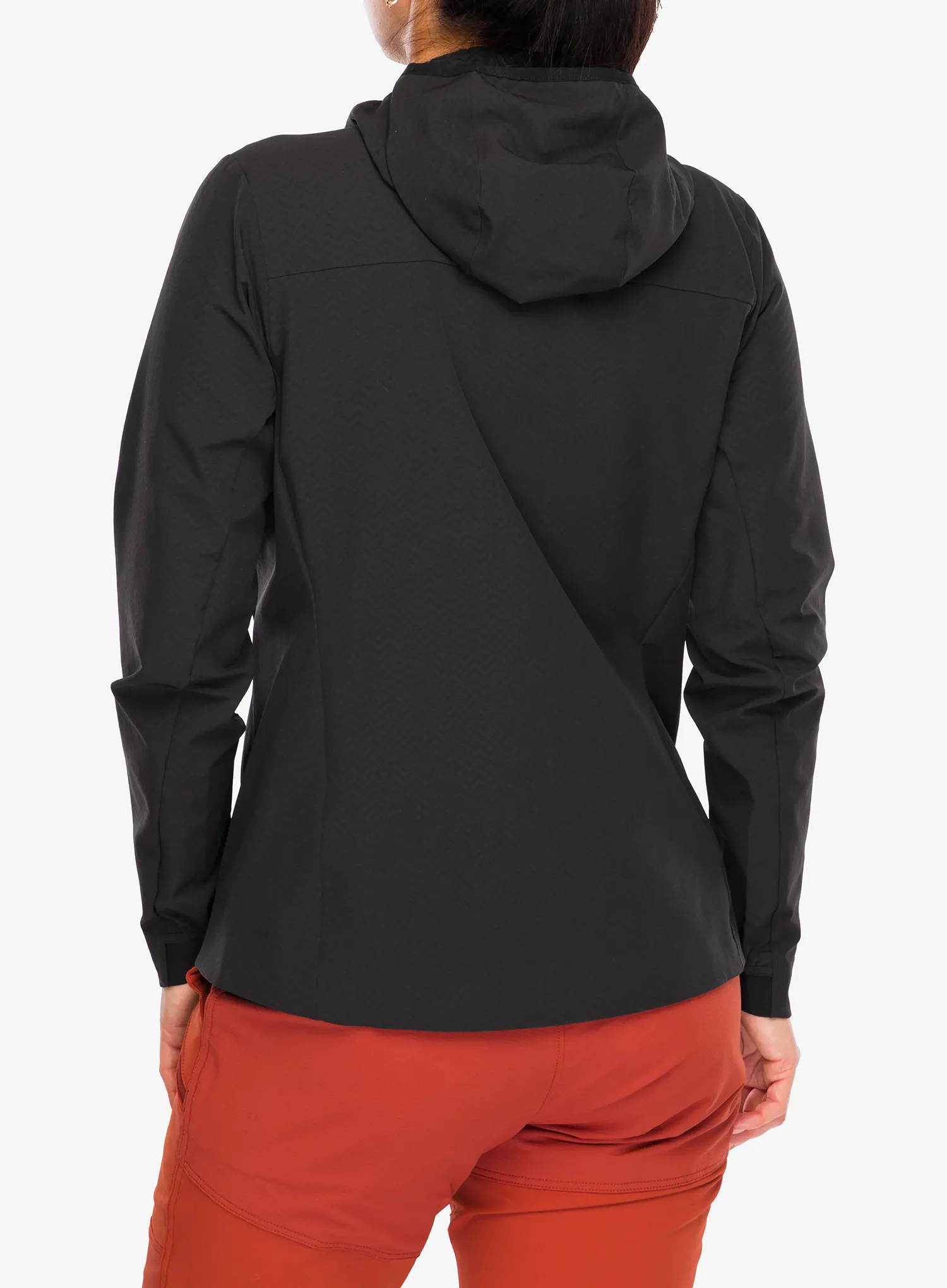 Moteriška striukė Patagonia R1 CrossStrata Hoody - black