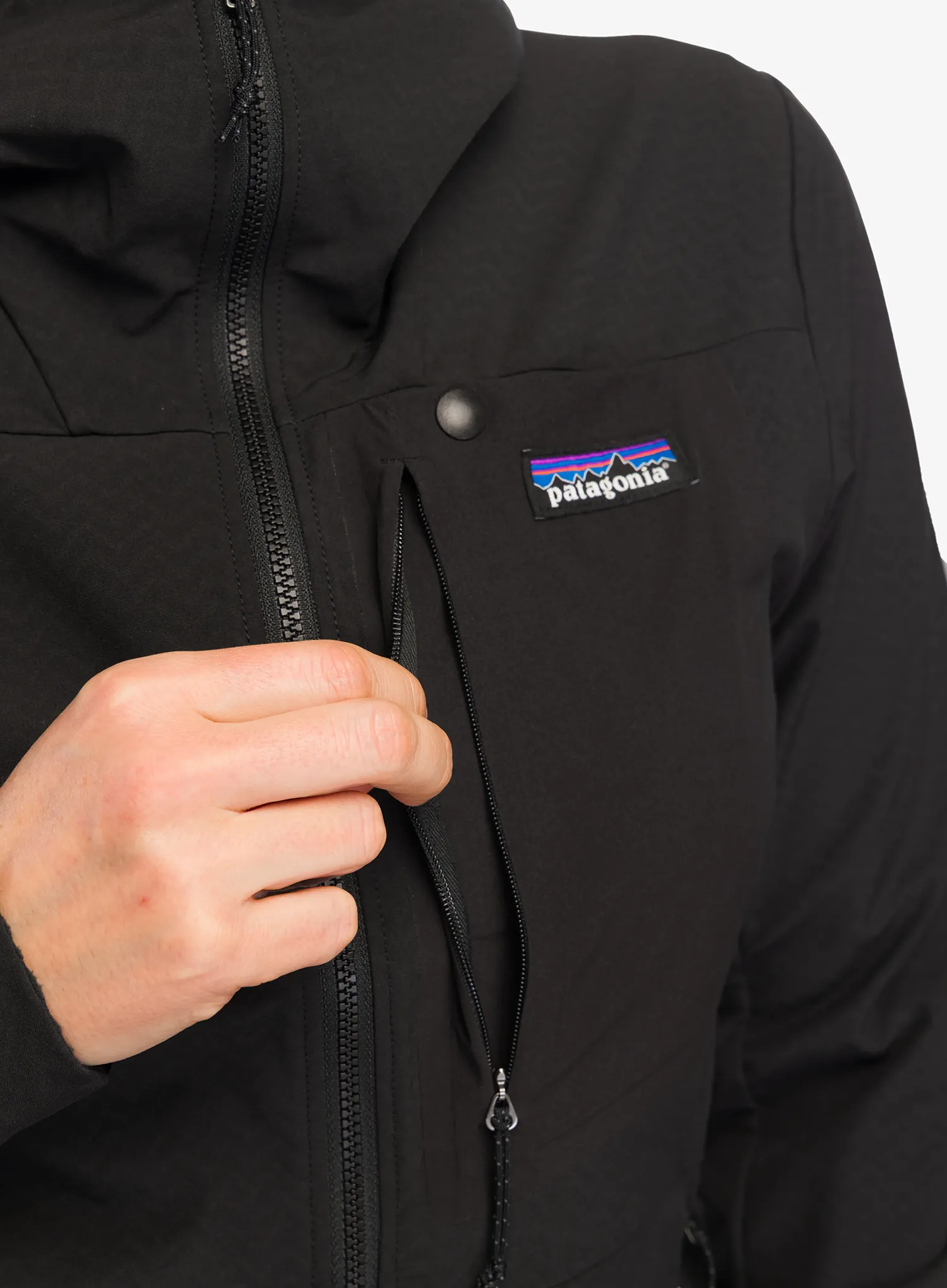 Moteriška striukė Patagonia R1 CrossStrata Hoody - black