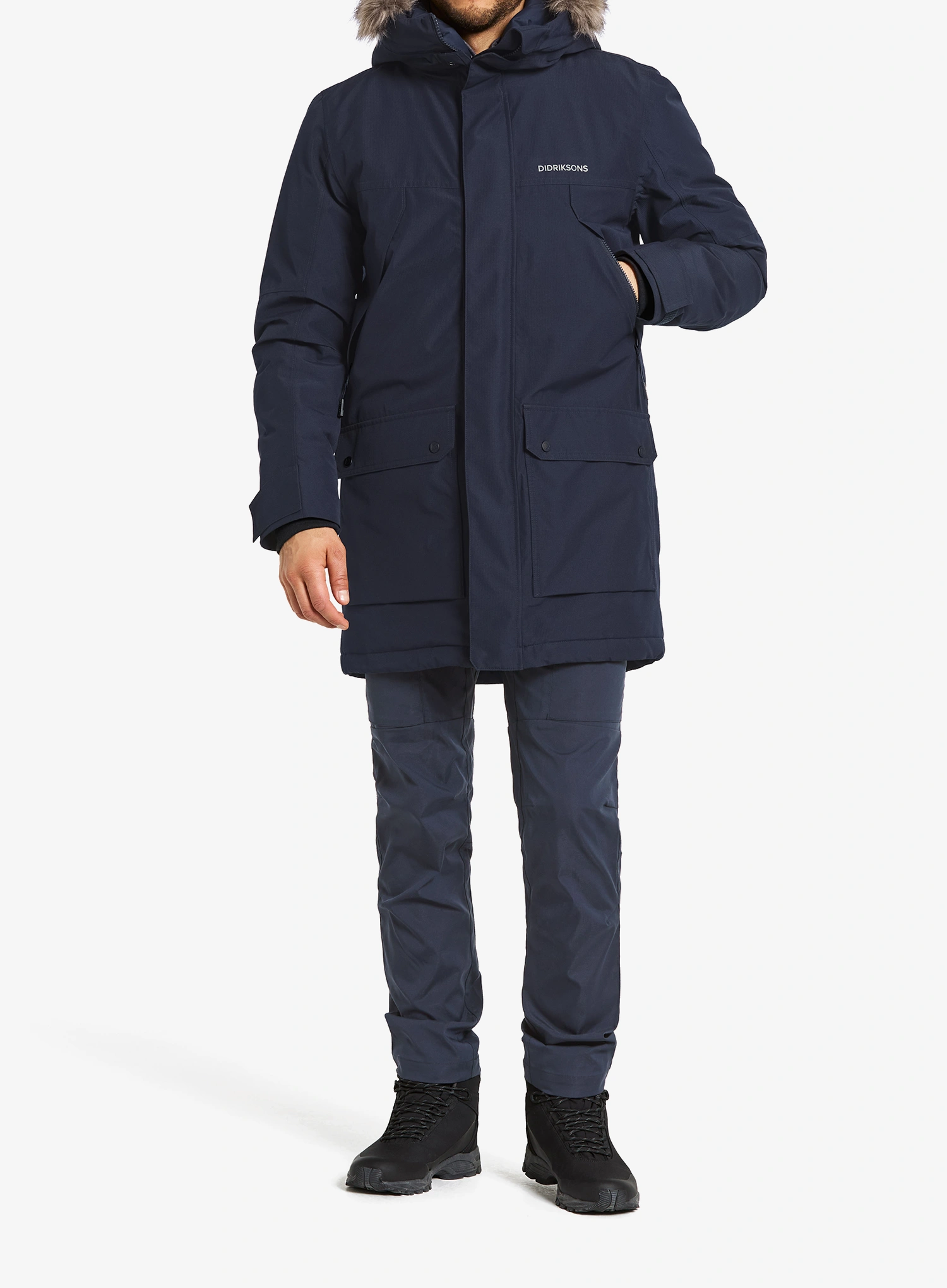 Striukė Didriksons Rick Parka 2 - dark night blue