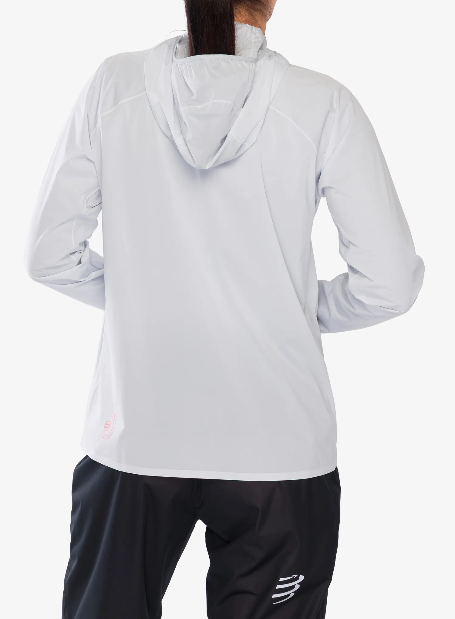 Bėgimo striukė moterims Compressport Hurricane Waterproof 10/10 Jacket - grey dawn