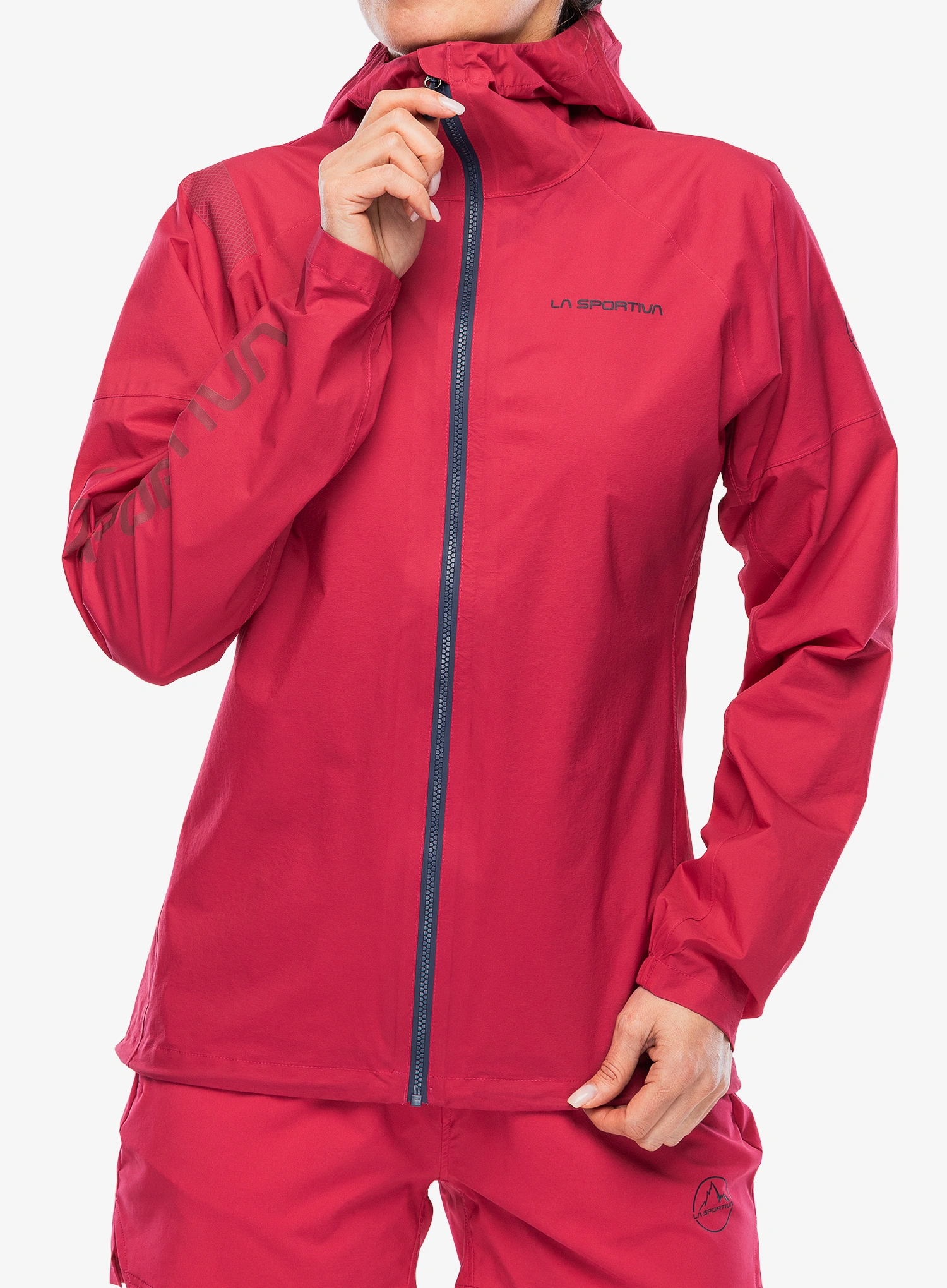 Bėgimo striukė moterims La Sportiva Pocketshell Jacket - azalea/night sky