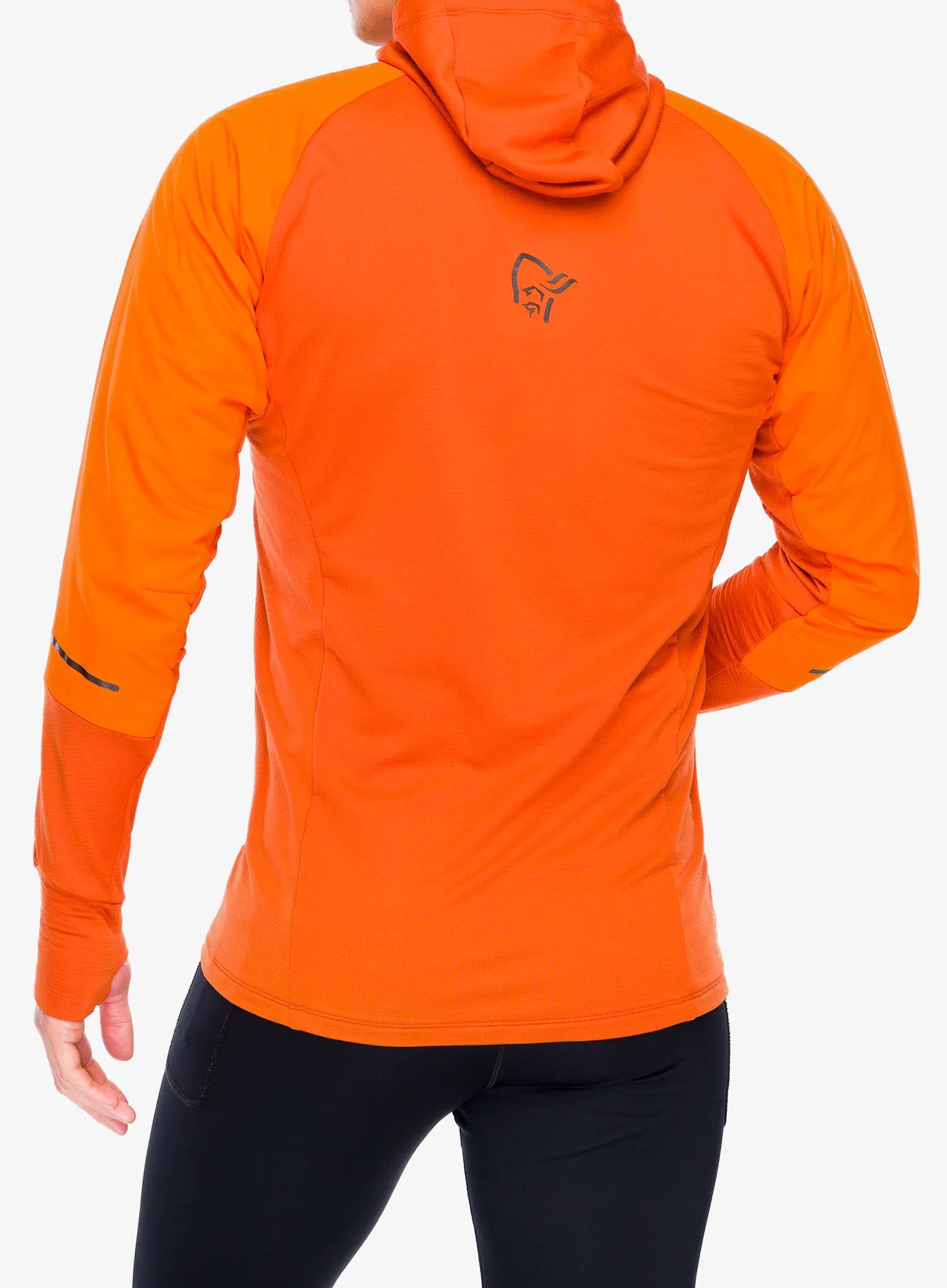 Bėgiojimo striukė Norrona Senja Alpha90 Zip Hood - exuberance