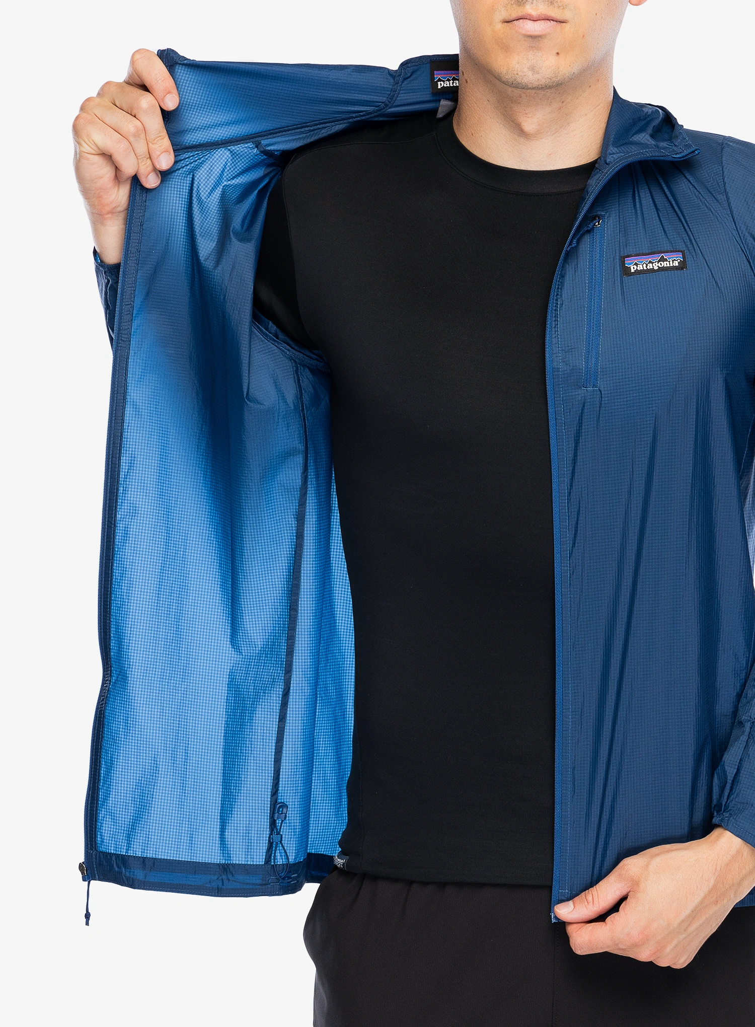Bėgiojimo striukė Patagonia Houdini Jacket - clement blue