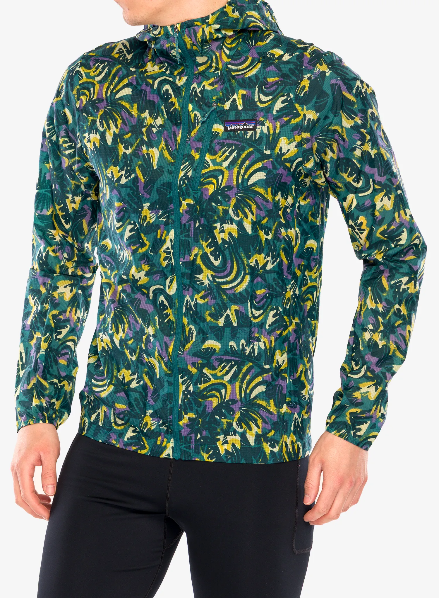 Bėgiojimo striukė Patagonia Houdini Jacket - wild botanist/blue