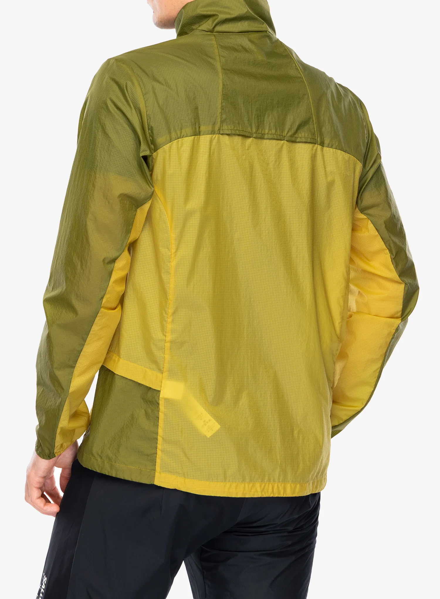 Bėgiojimo striukė Patagonia Houdini Stash 1/2 Zip Pullover - bundle green/graze green
