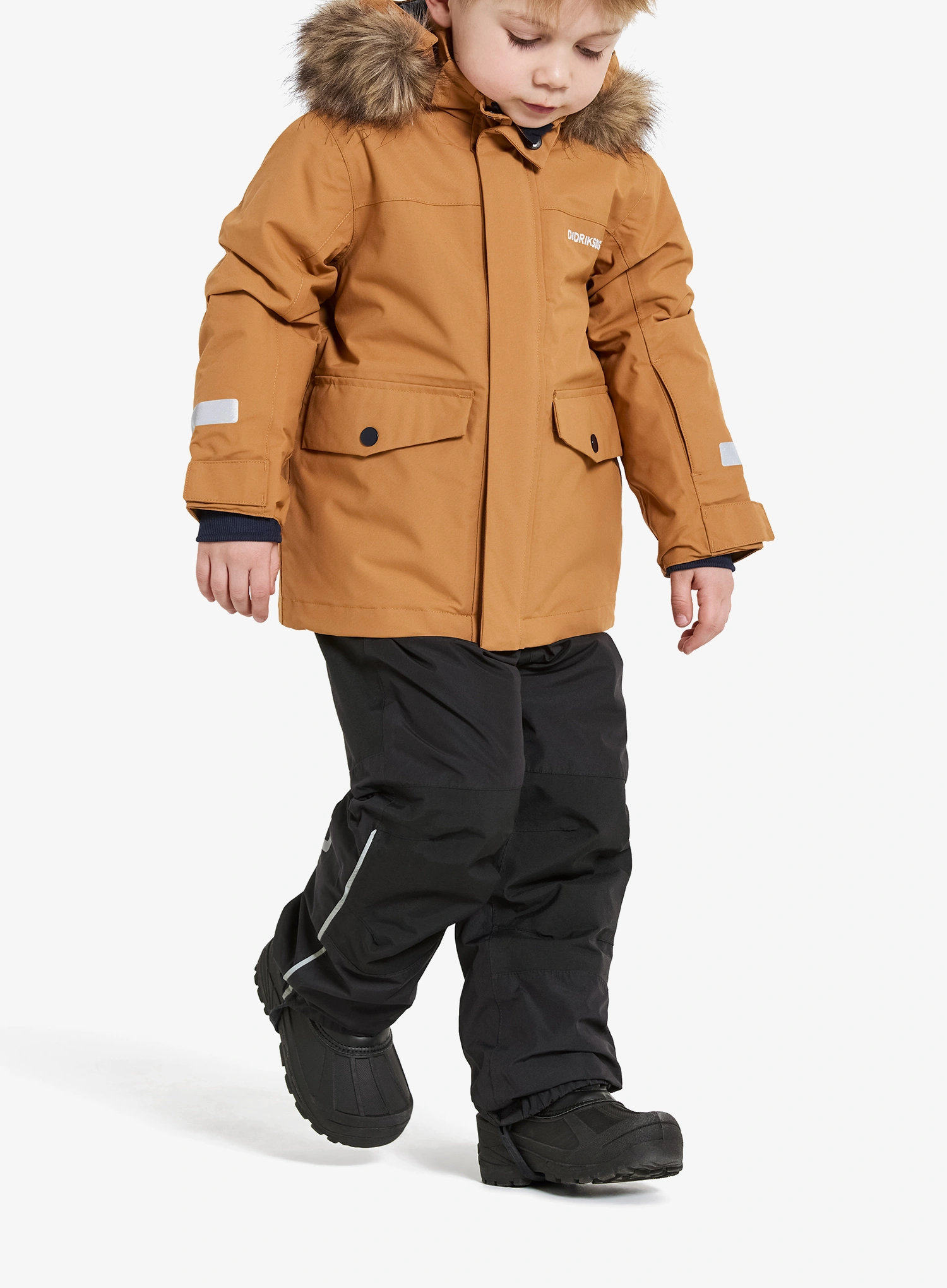 Vaikiška striukė Didriksons Bjarven Parka 4 - almond tree