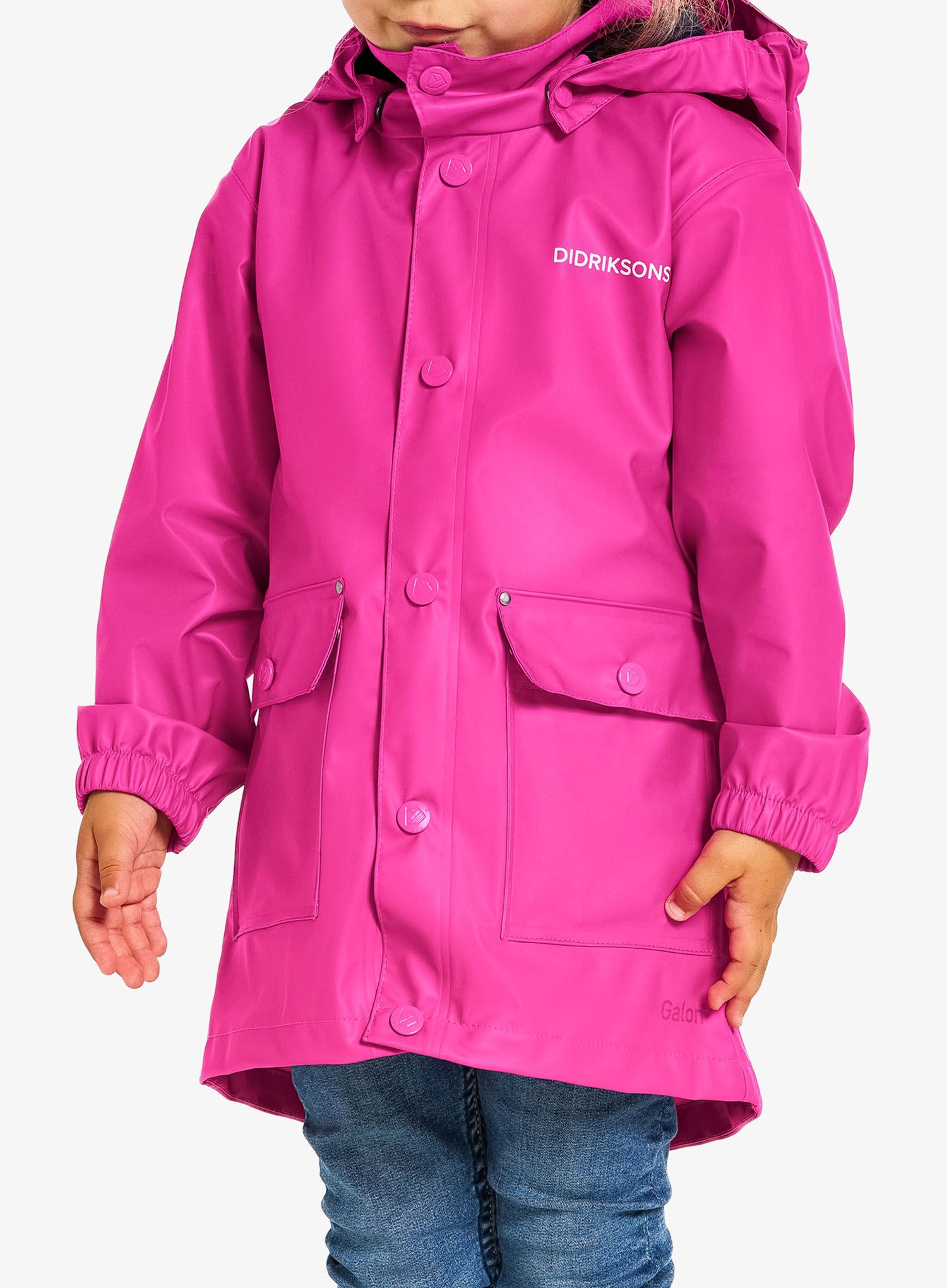 Vaikiška striukė Didriksons Jojo Jacket - plastic pink