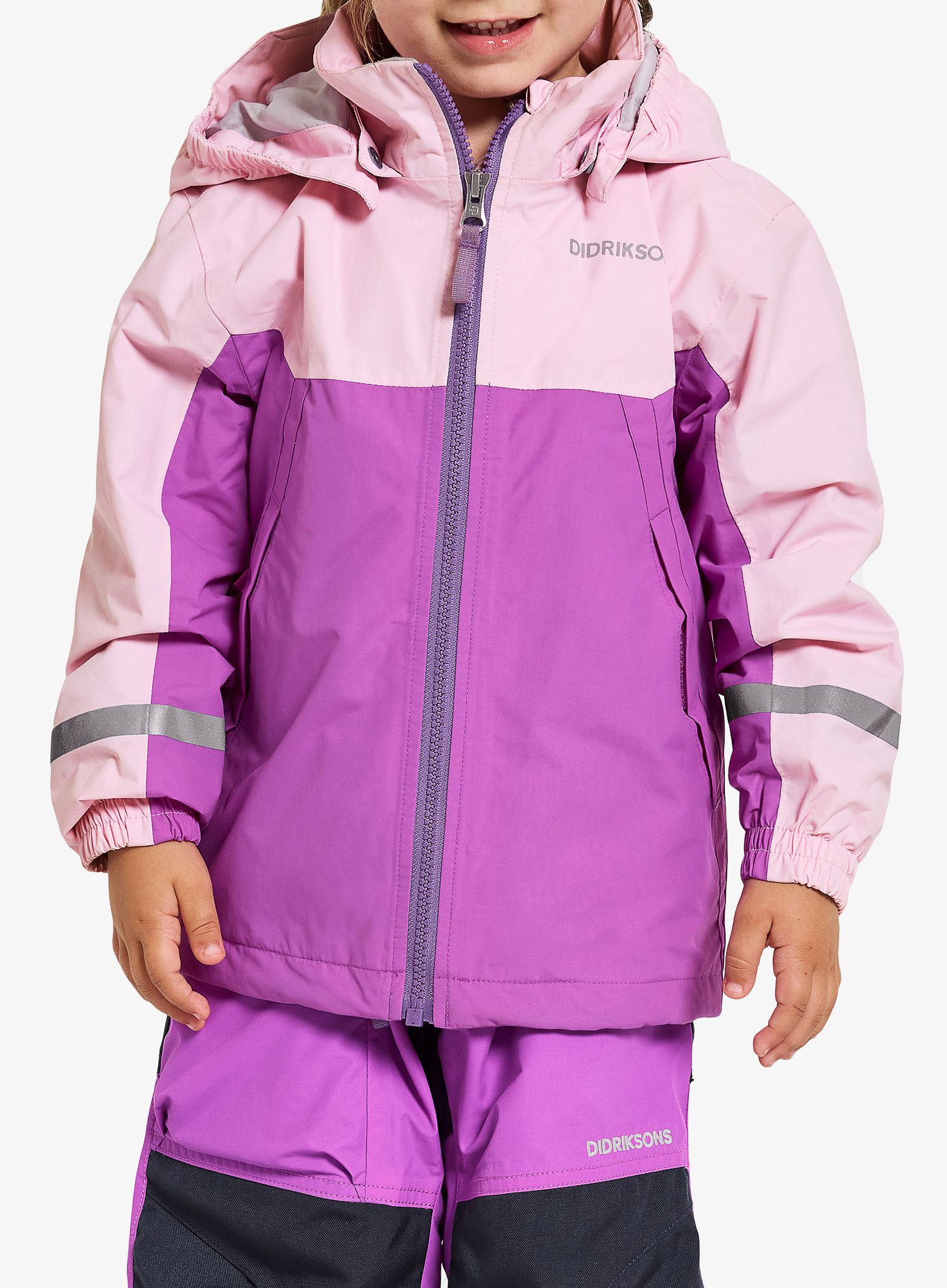 Vaikiška striukė Didriksons Pilvi Jacket - tulip purple