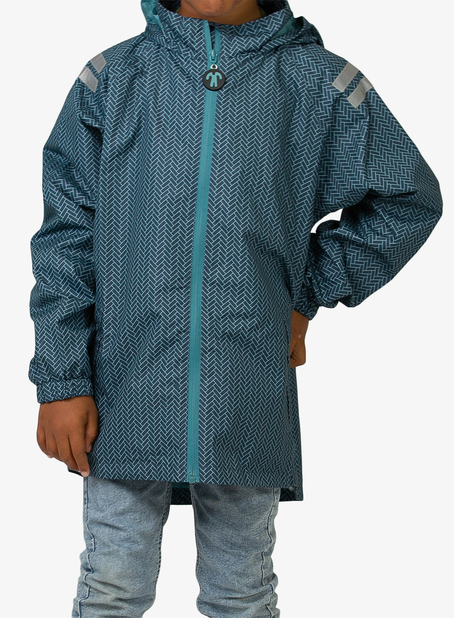 Vaikiška striukė Ducksday Rain Jacket - ranger