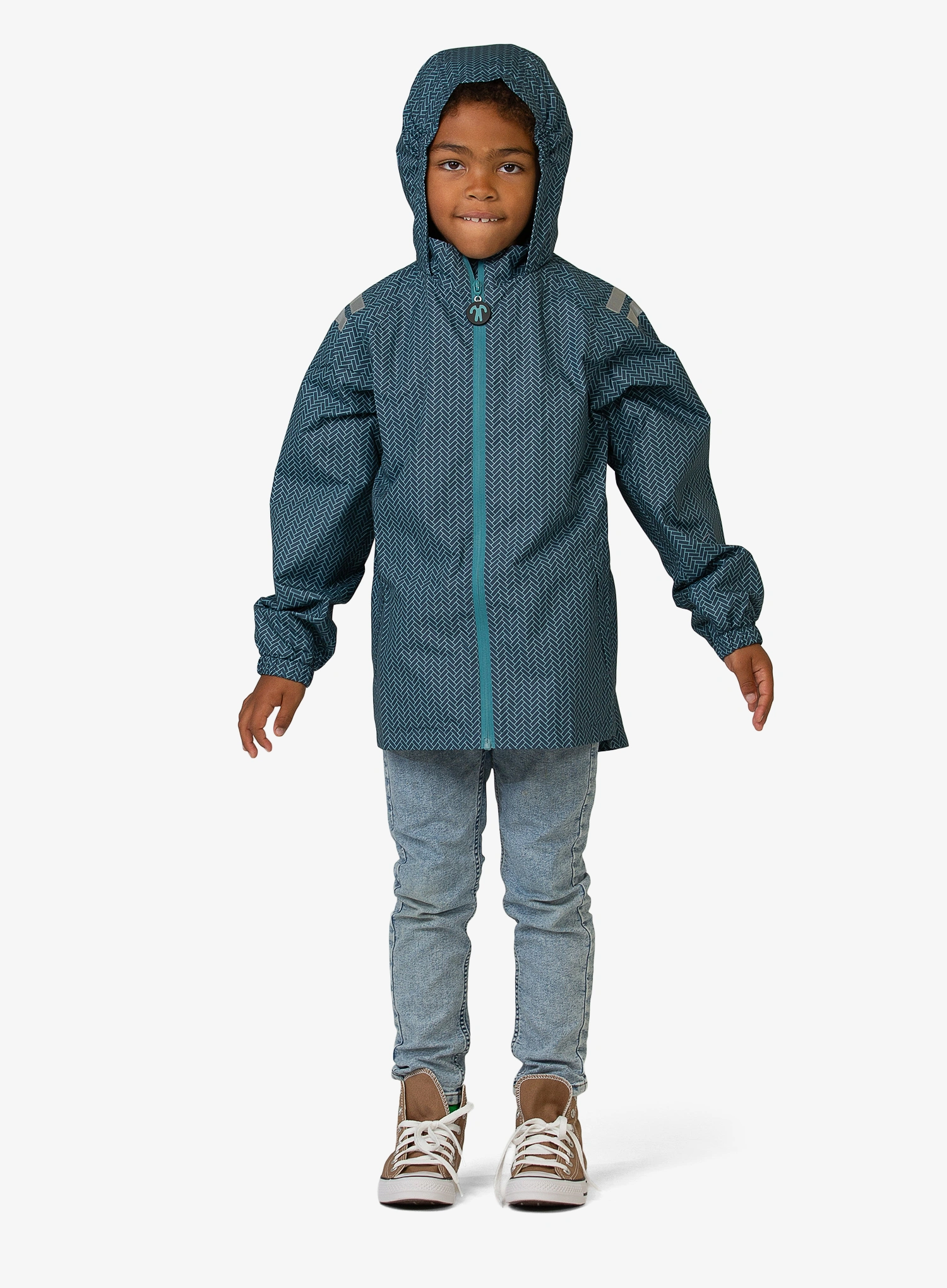 Vaikiška striukė Ducksday Rain Jacket - ranger