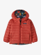 Vaikiška striukė Patagonia Baby Reversible Down Sweater Hoody - salmon energy/ink black