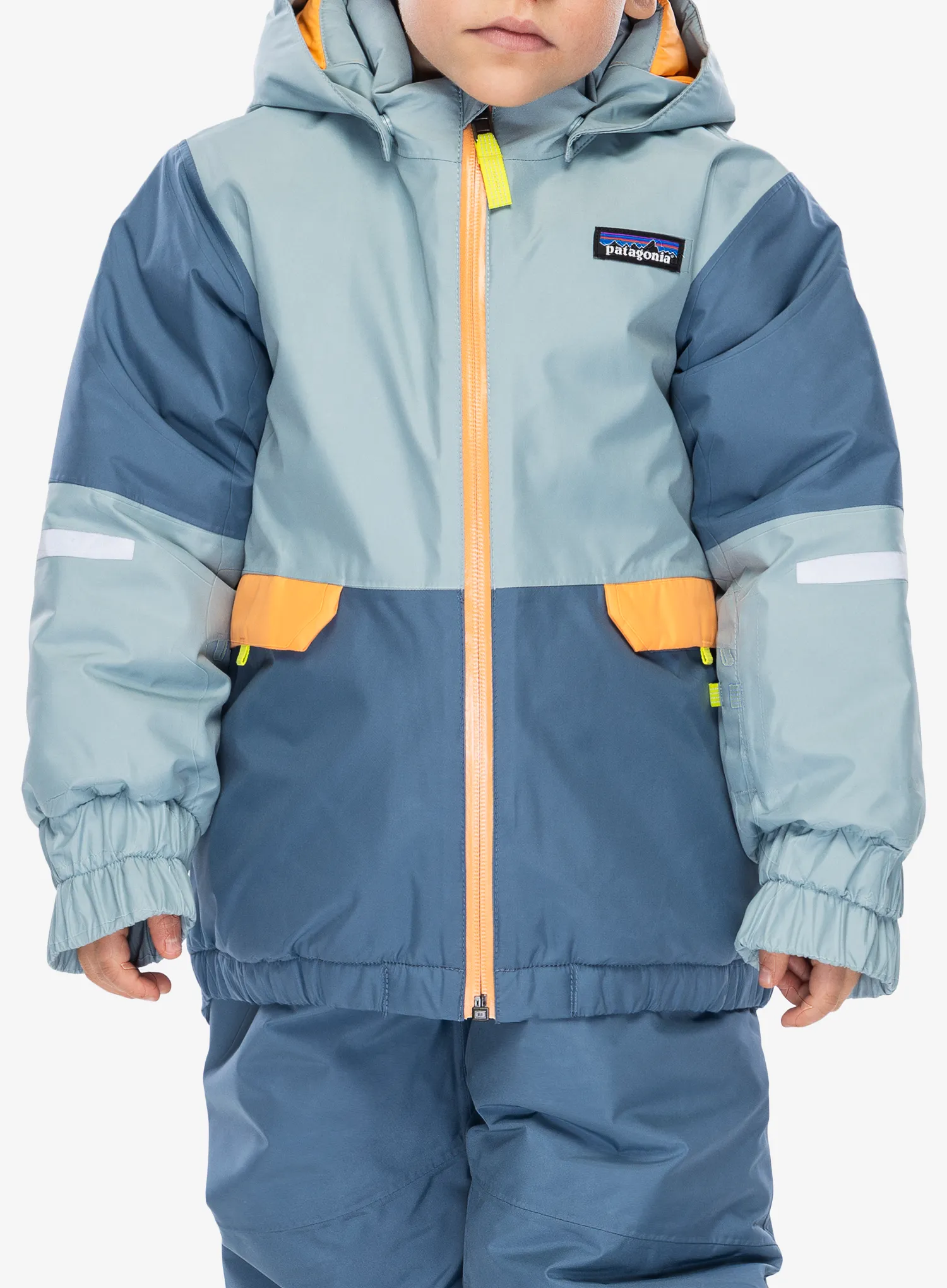 Vaikiška striukė Patagonia Baby Snow Pile Jacket - thermal blue
