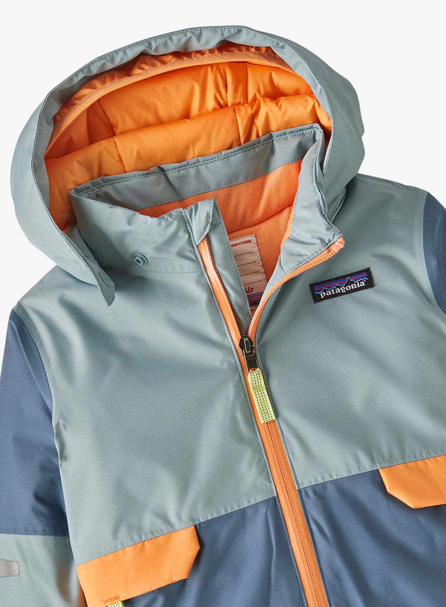 Vaikiška striukė Patagonia Baby Snow Pile Jacket - thermal blue