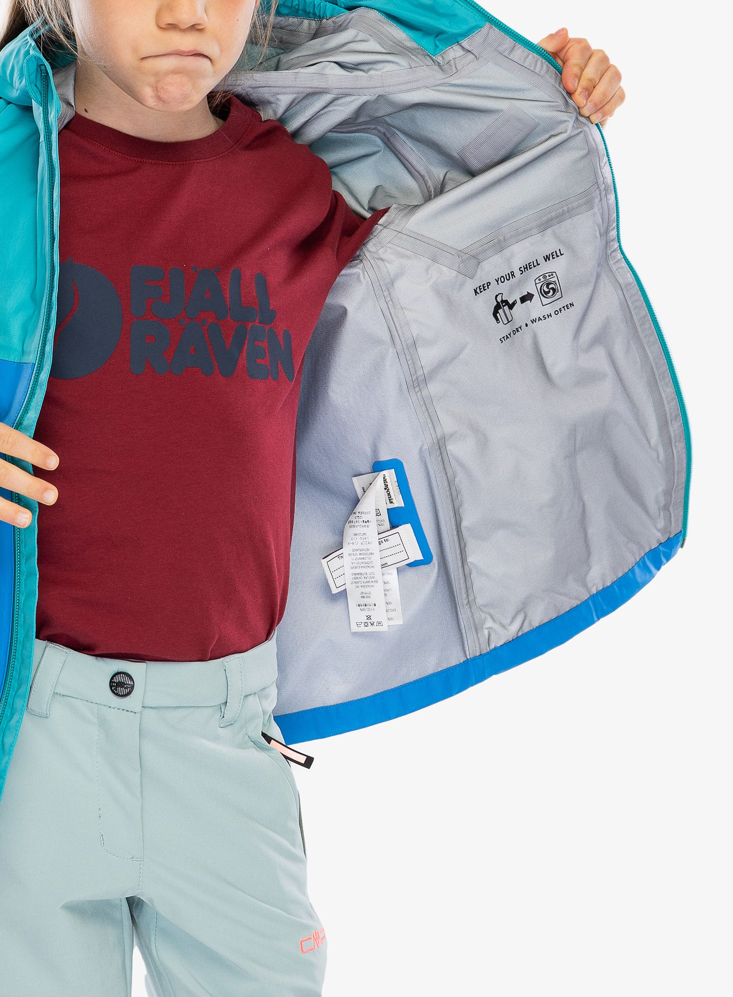 Vaikiška striukė Patagonia Baby Torrentshell 3L Jkt - subtidal blue