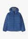 Vaikiška striukė Patagonia Reversible Down Sweater Hoody - mother tree/sunken blue