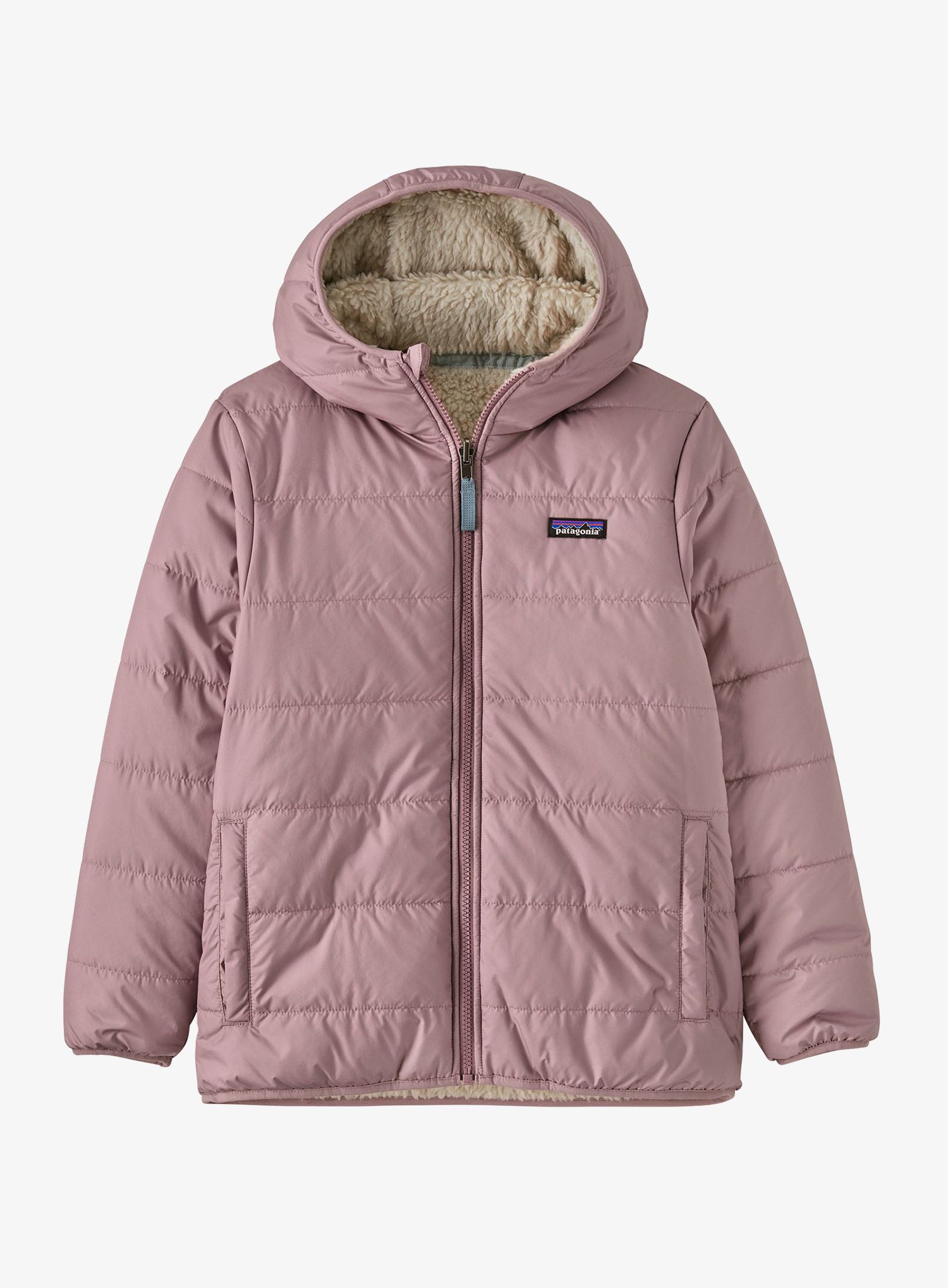 Vaikiška striukė Patagonia Reversible Ready Freddy Hoody - stormy mauve
