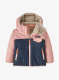 Vaikiška striukė Patagonia Reversible Tribbles Hoody - new navy/mallow pink