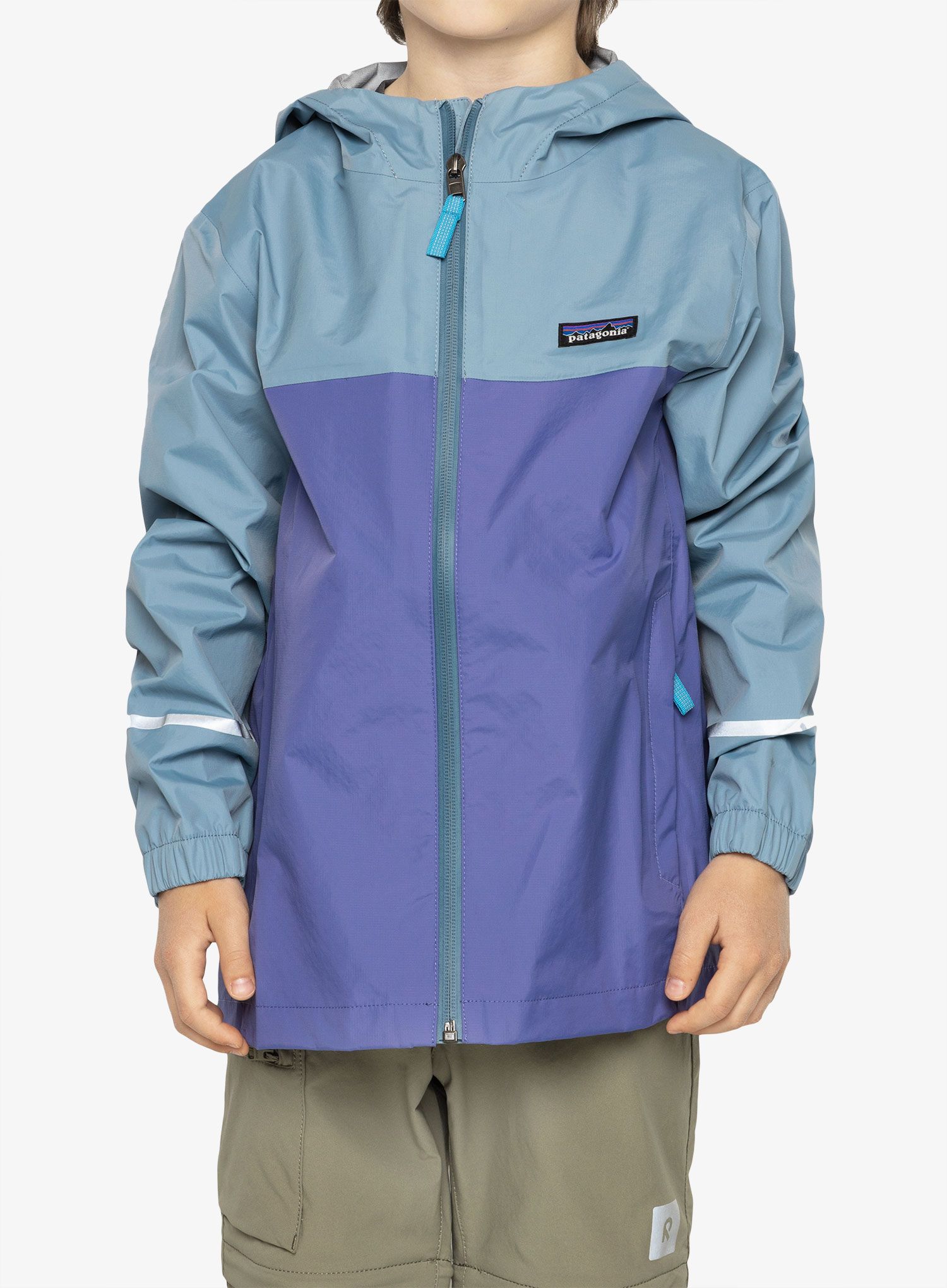 Vaikiška striukė Patagonia Torrentshell 3L Jkt - light plume grey