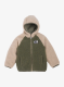 Vaikiška striukė Viking Play Reversible Pile Jacket - olive