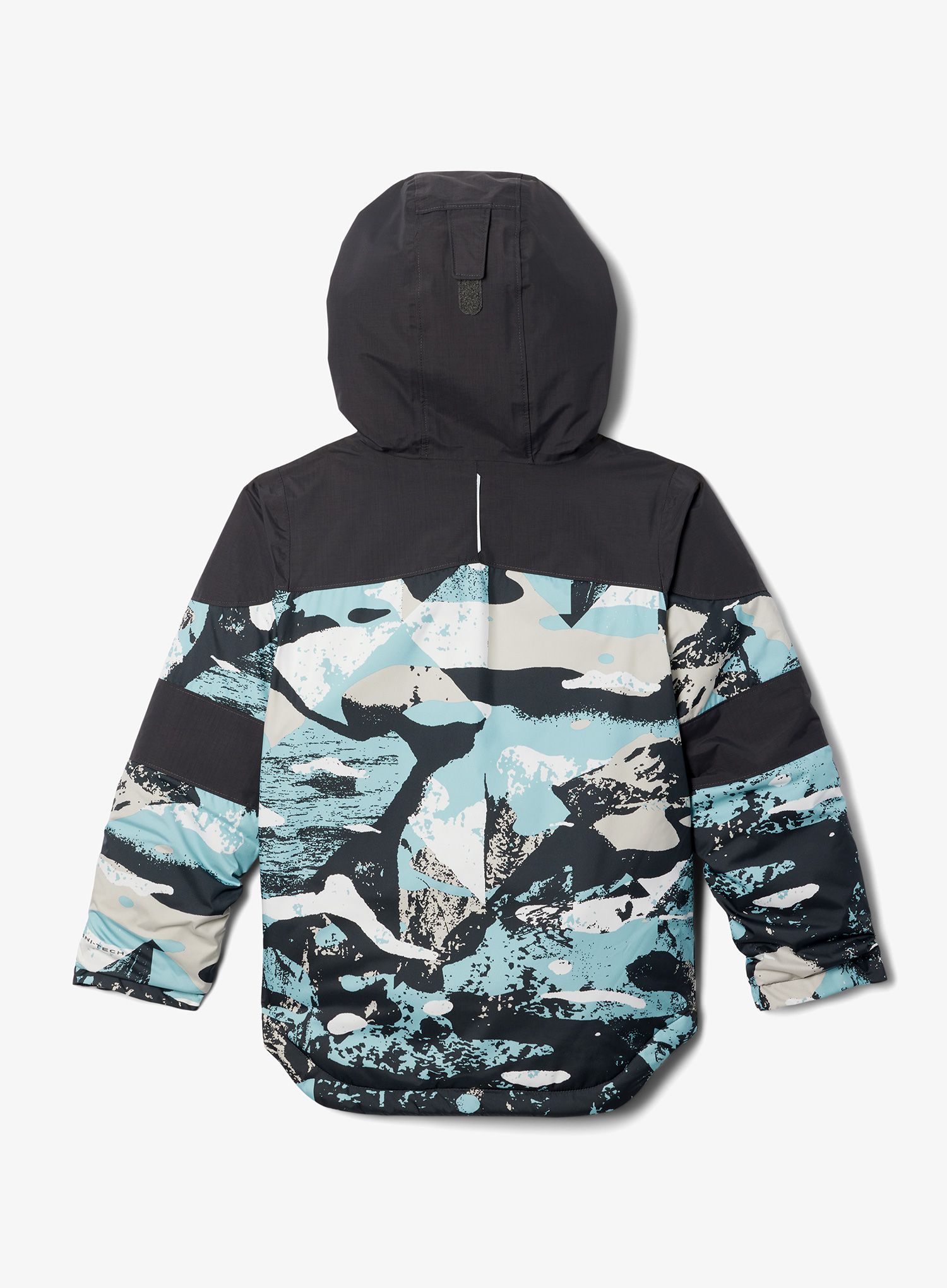 Striukė mergaitėms Columbia Mighty Mogul II Jacket - shark geo/shark/aqua haze