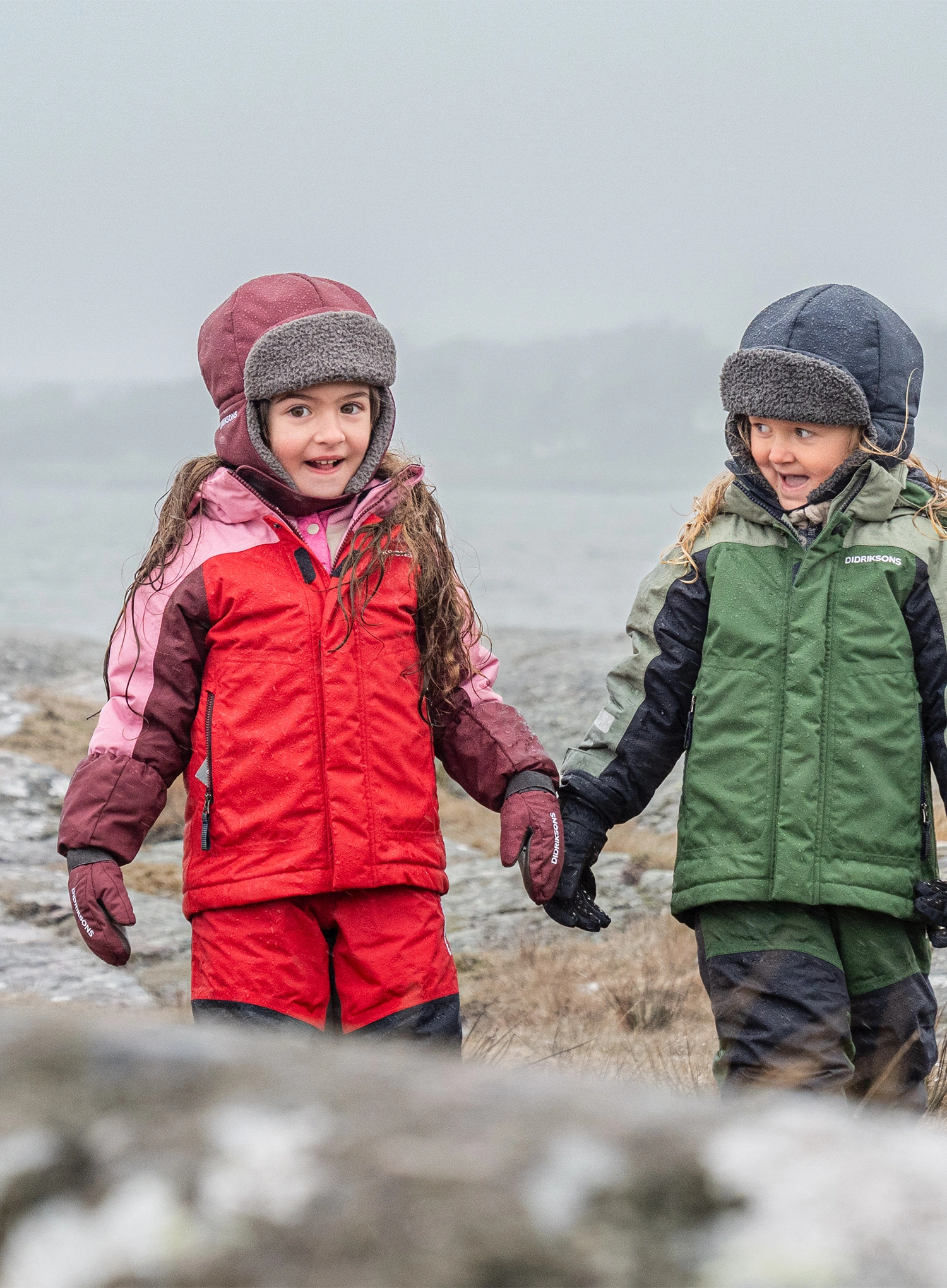 Striukė mergaitėms Didriksons Neptun Jacket 4 - pomme red