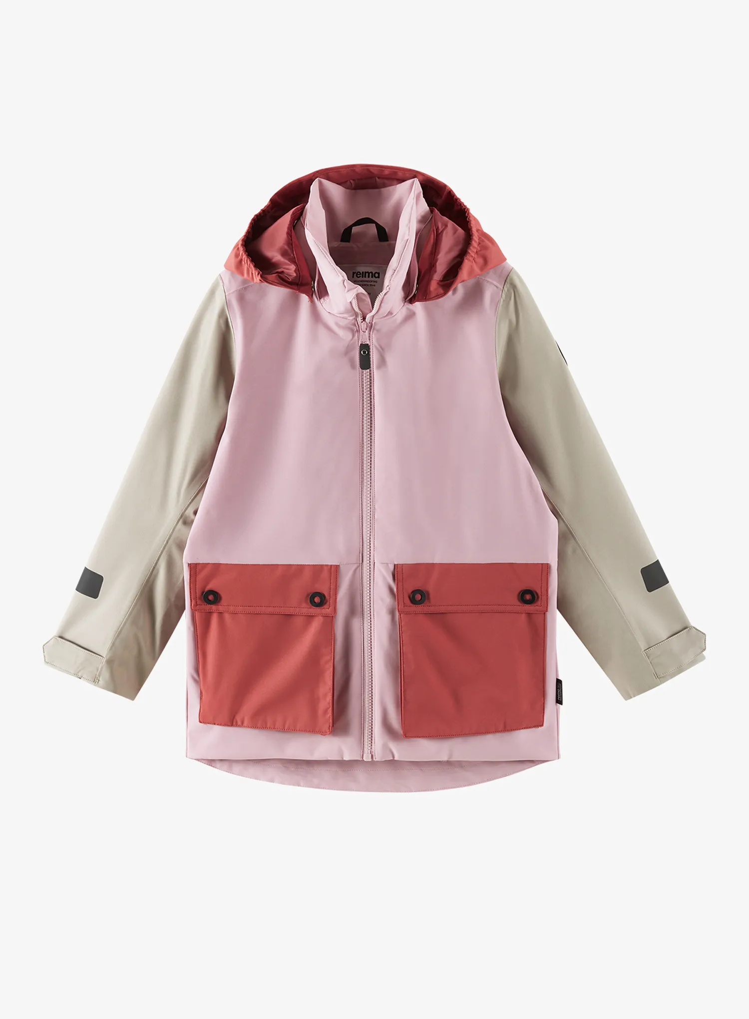 Striukė mergaitėms Reima Sysma - grey pink