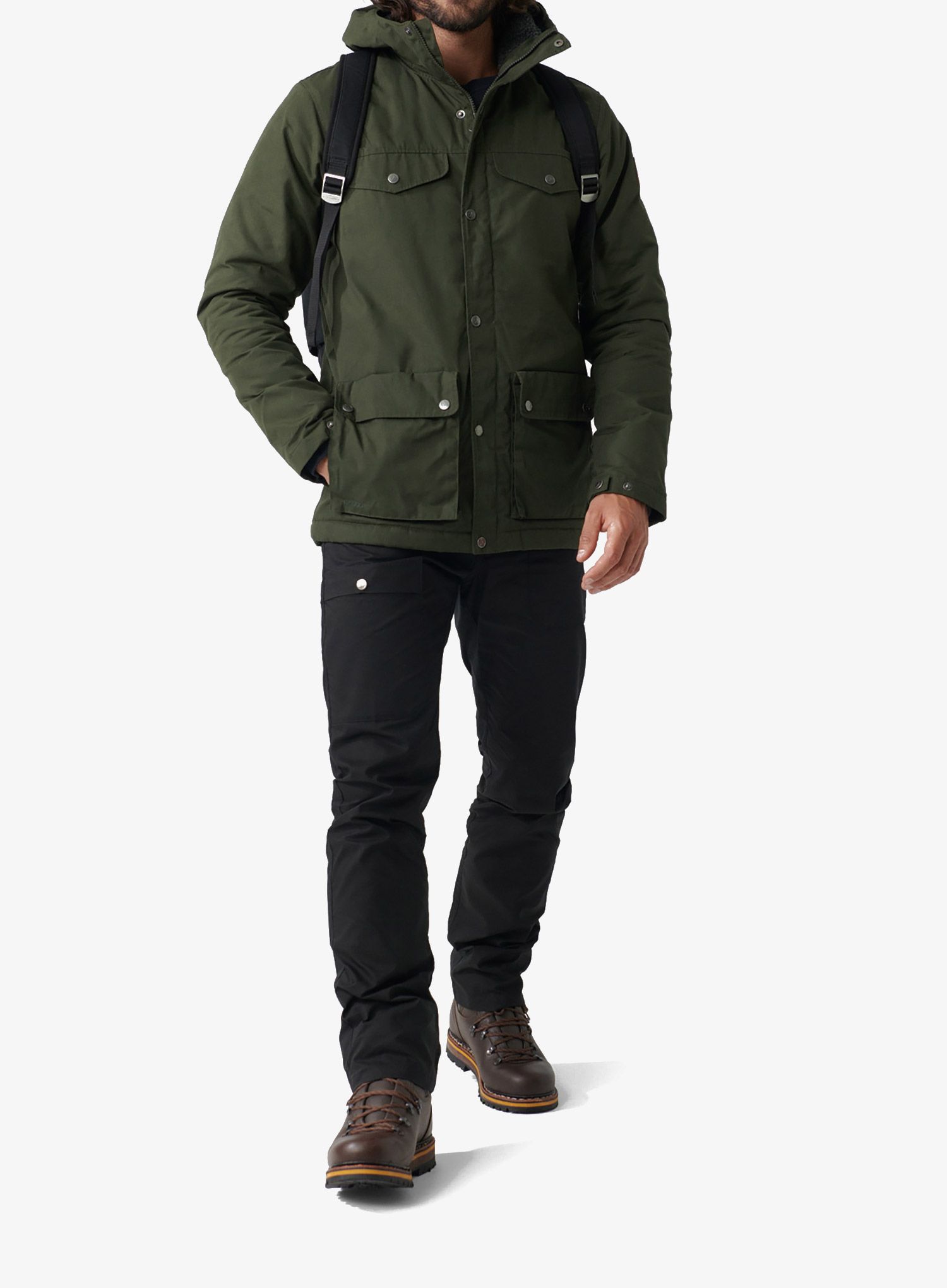 Vyriška striukė Fjallraven Greenland Winter Jacket - deep forest