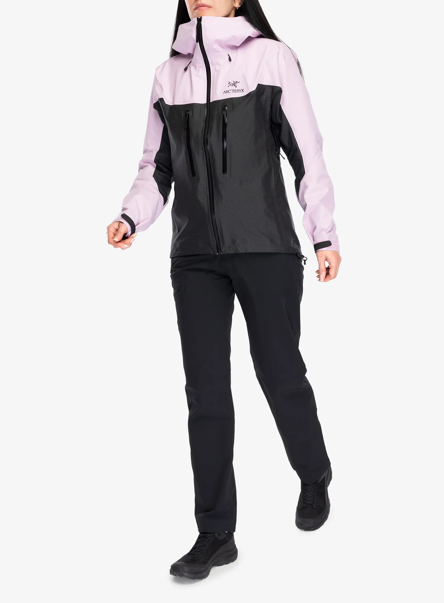 GORE TEX striukė moteriška Arcteryx Alpha Jacket - pineberry/black