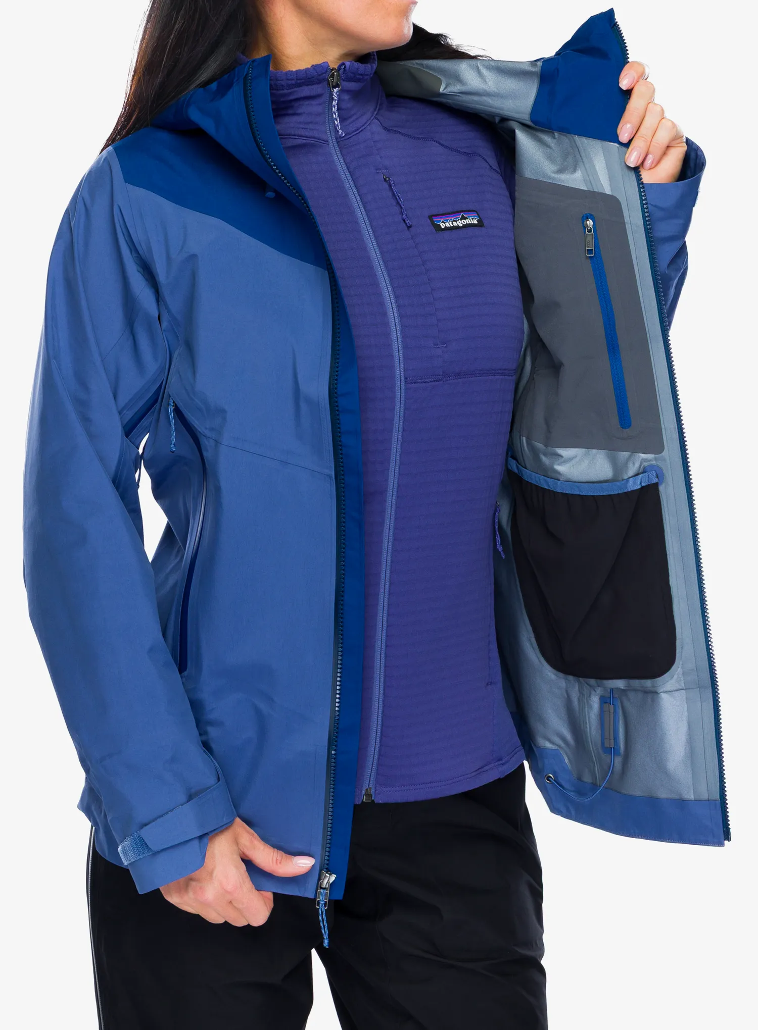 GORE TEX striukė moteriška Patagonia Super Free Alpine Jacket - current blue