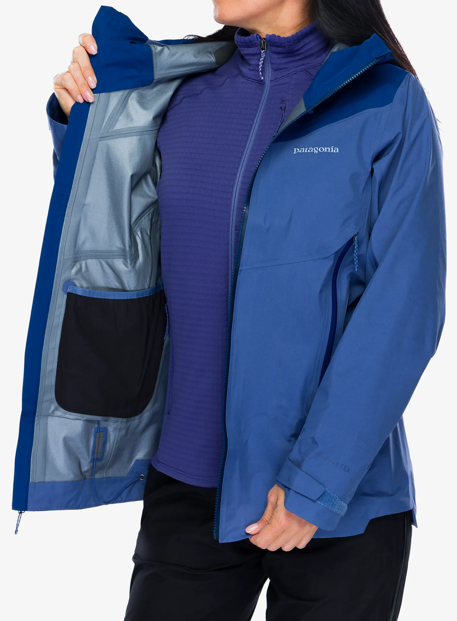 GORE TEX striukė moteriška Patagonia Super Free Alpine Jacket - current blue