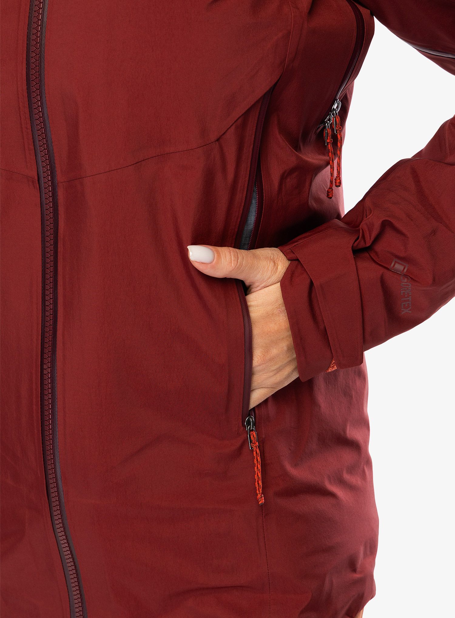 GORE TEX striukė moteriška Patagonia Super Free Alpine Jacket - oxide red