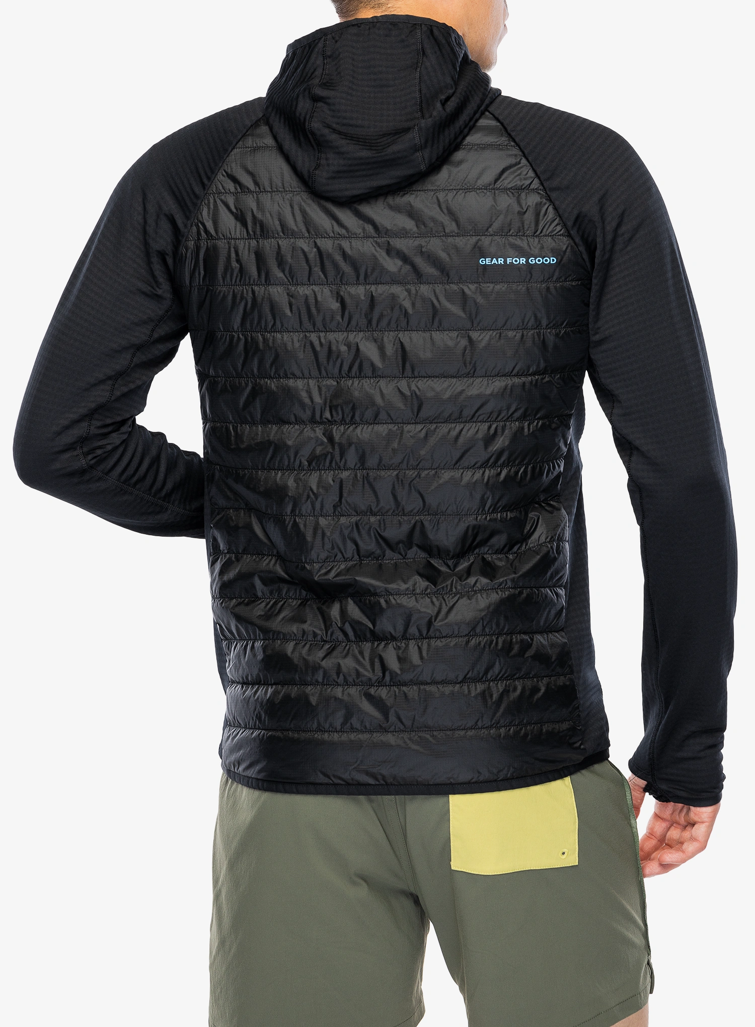 Vyriška striukė Cotopaxi Capa Hybrid Insulated Hooded Jacket - cotopaxi black