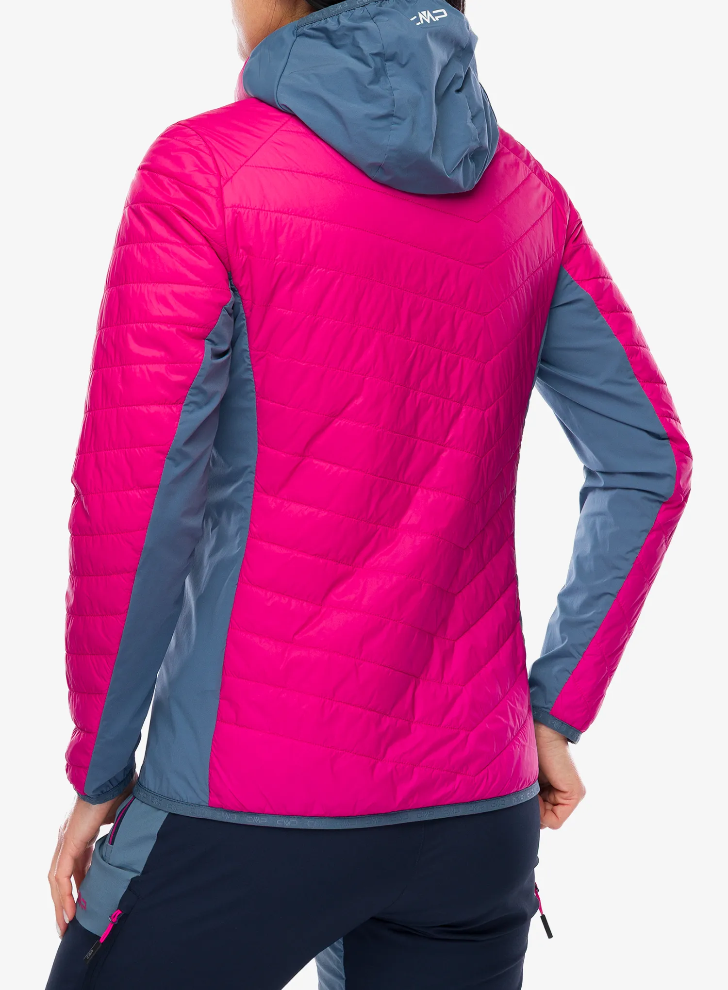 Moteriška striukė CMP Yurexa Jacket Hybrid Fix Hood - magenta
