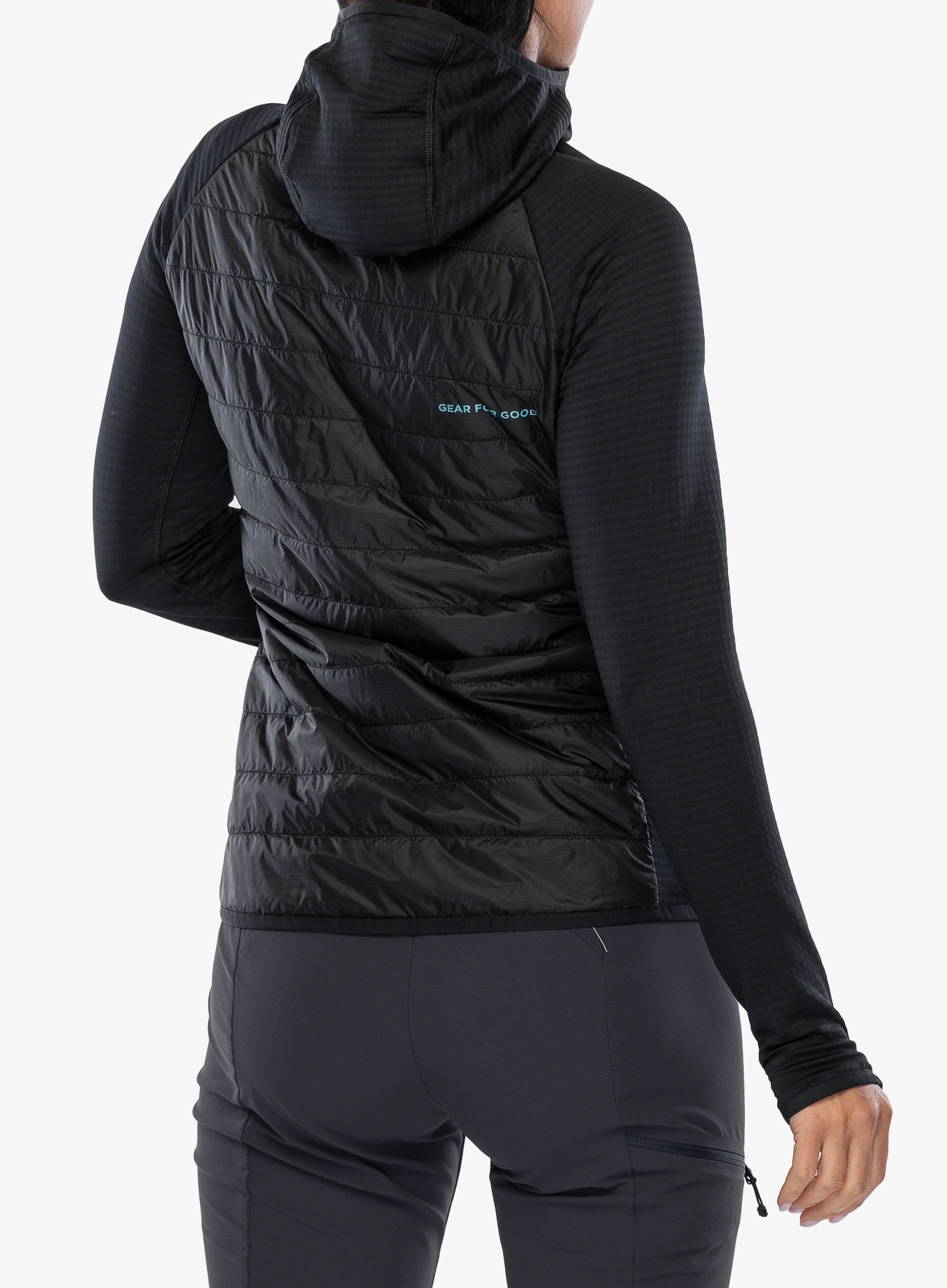 Moteriška striukė Cotopaxi Capa Hybrid Insulated Hooded Jacket - cotopaxi black