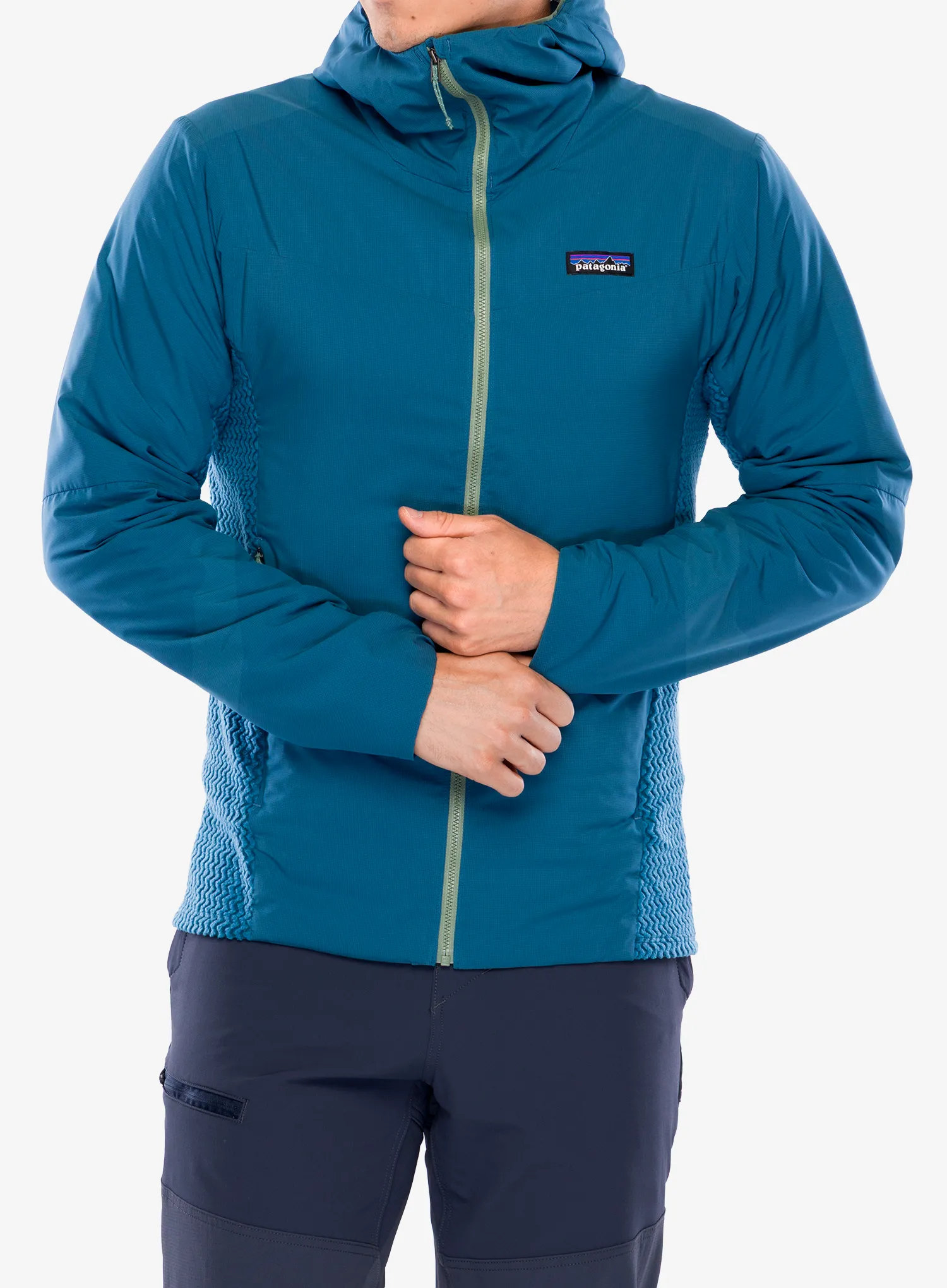 Vyriška striukė Patagonia Nano-Air Light Hybrid Hoody  - wavy blue