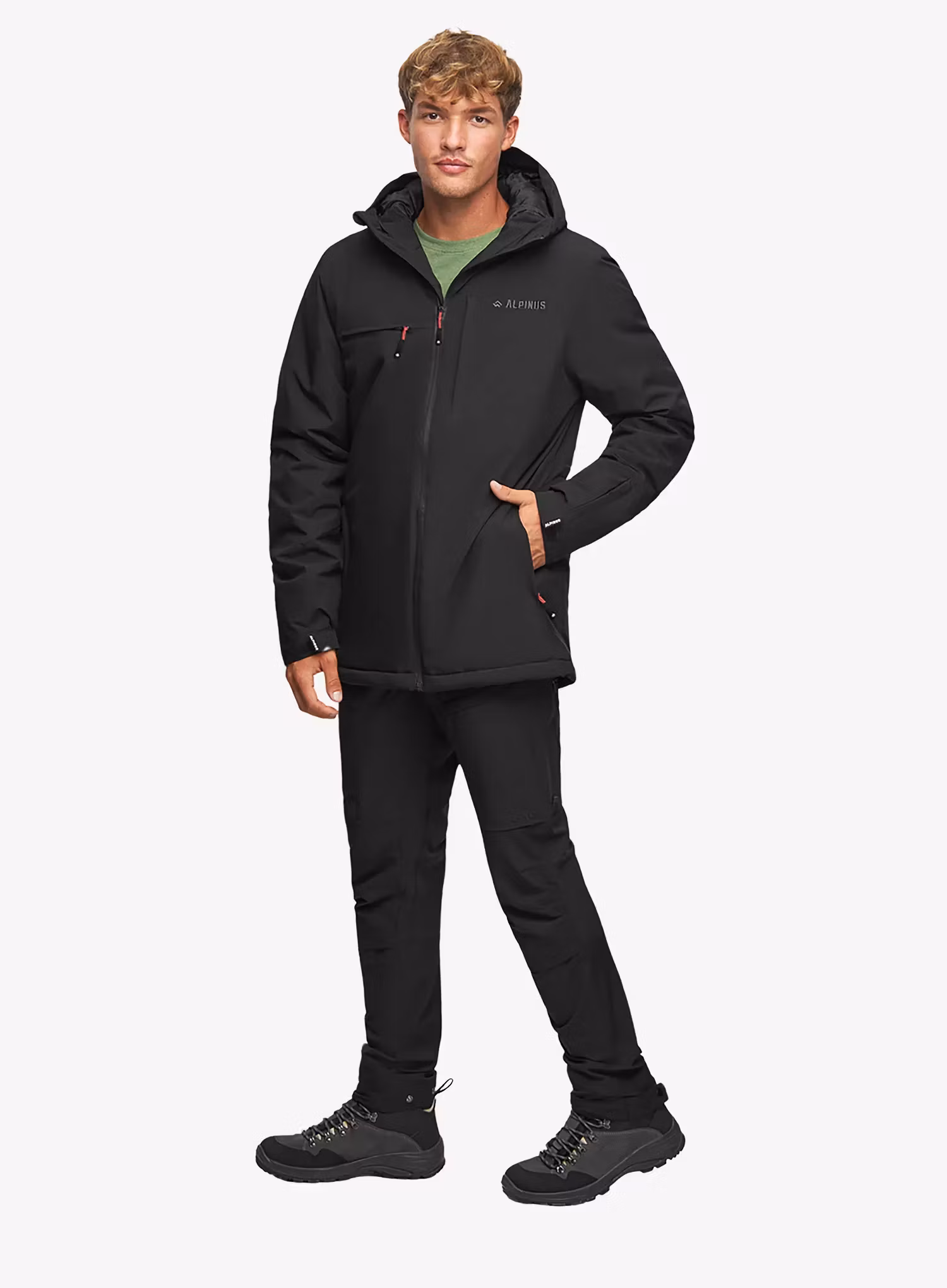 Vyriška slidinėjimo striukė Alpinus Causses - black