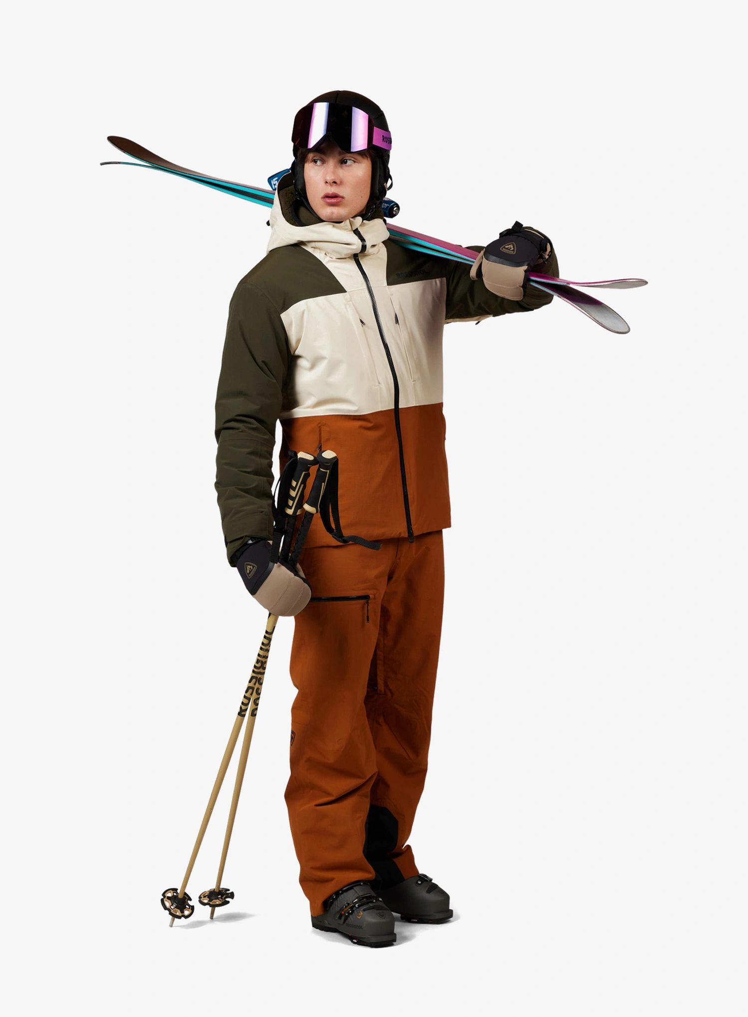 Vyriška slidinėjimo striukė Rossignol Outerlimits Insulated Jacket - fog
