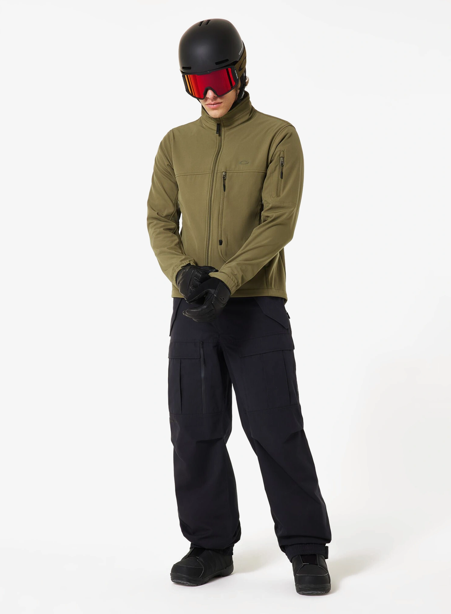 Striukė Oakley Wintertide Softshell Sweatshirt - army green