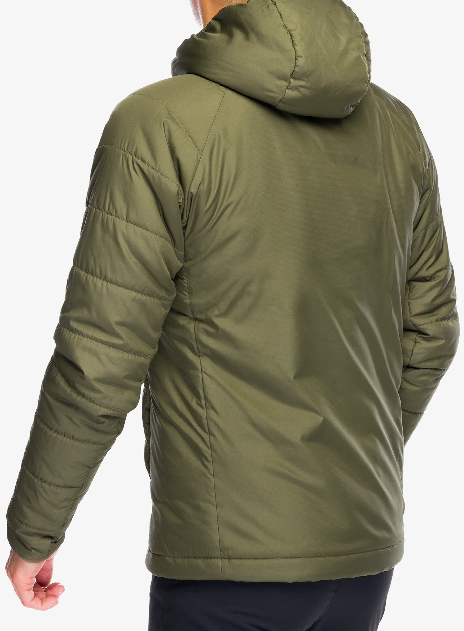 Šilta striukė adidas TERREX Multi Synthetic Insulated Hooded Jkt - olive strata