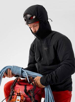 Šilta striukė Arcteryx Proton Hoody - black