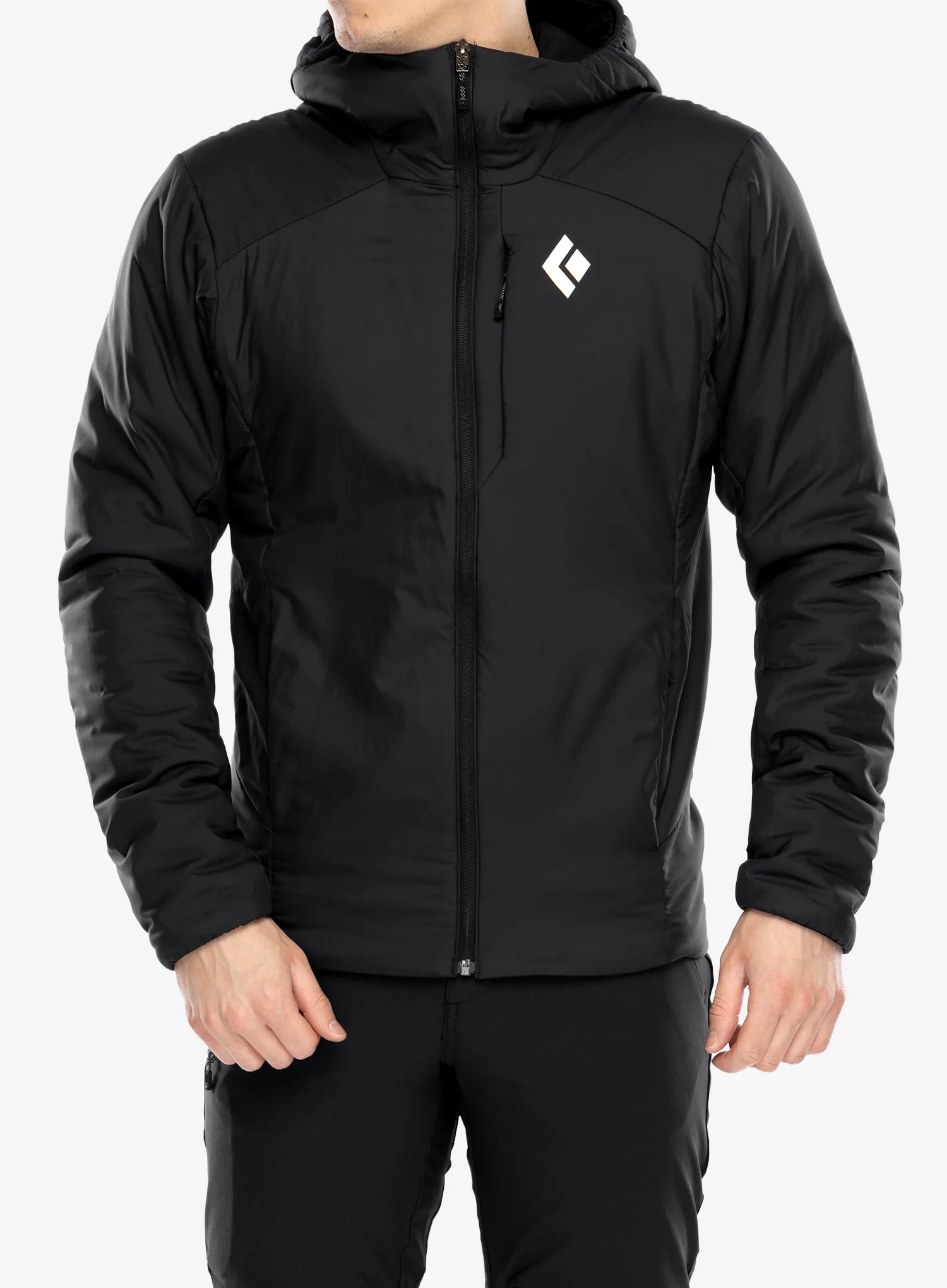 Šilta striukė Black Diamond First Light Stretch Hoody - black/black