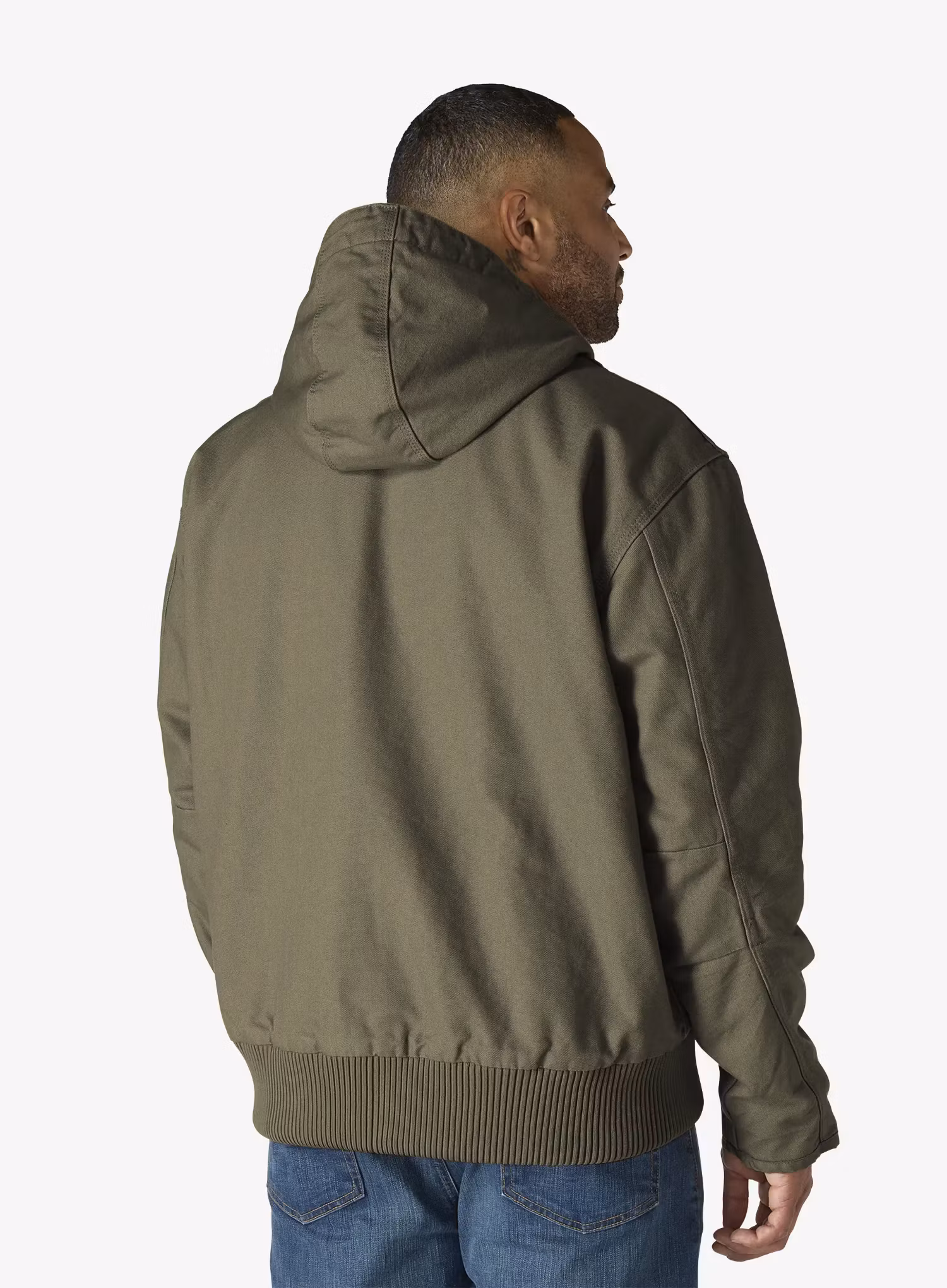 Šilta striukė Carhartt Washed Duck Active Jacket - moss