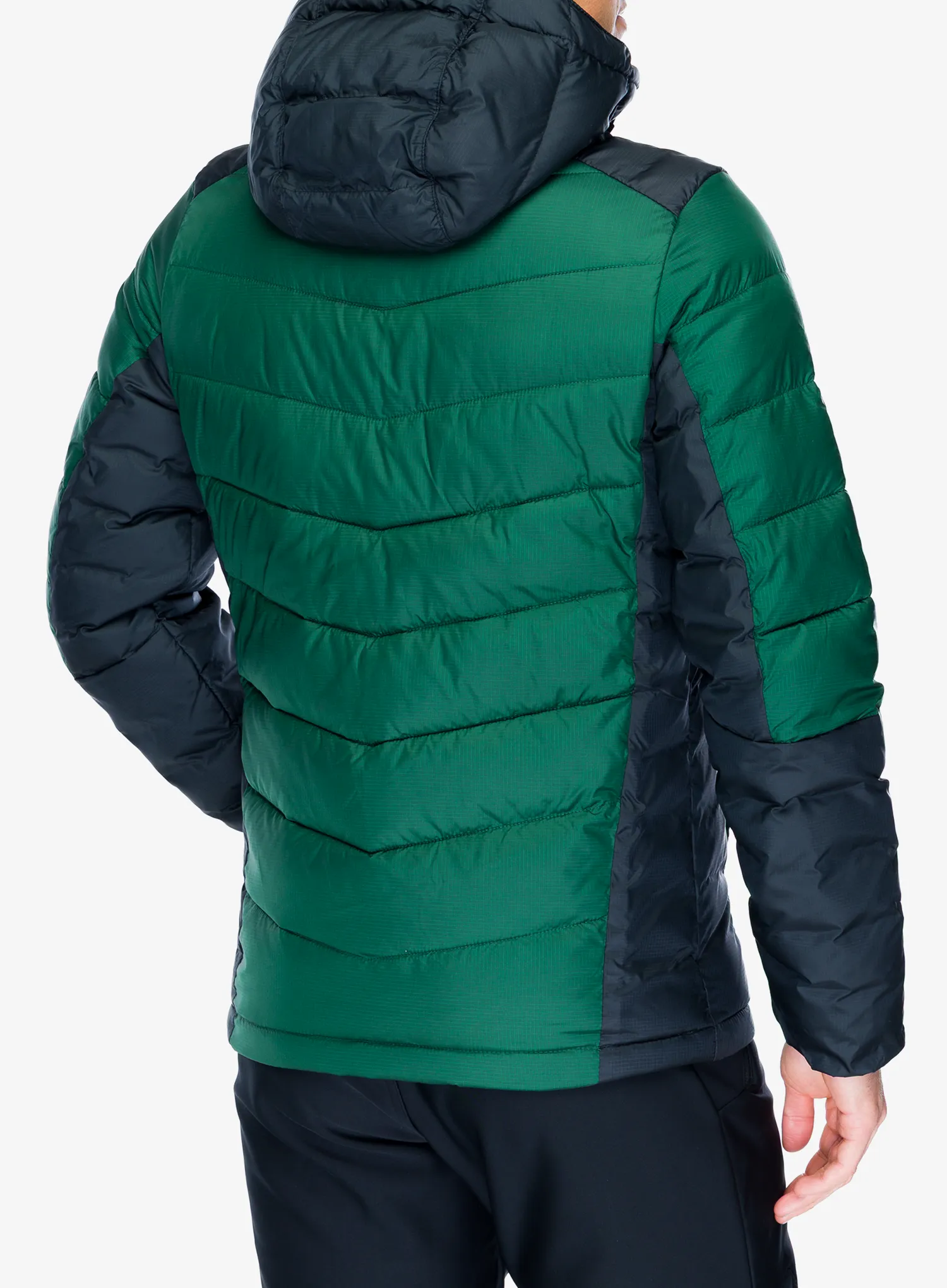 Šilta striukė Columbia Labyrinth Loop II Hooded Jacket - rain forest/black