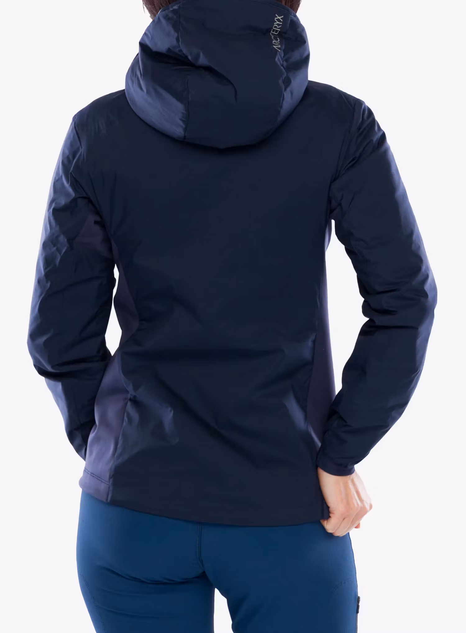 Šilta moteriška striukė Arcteryx Atom Hoody - black sapphire