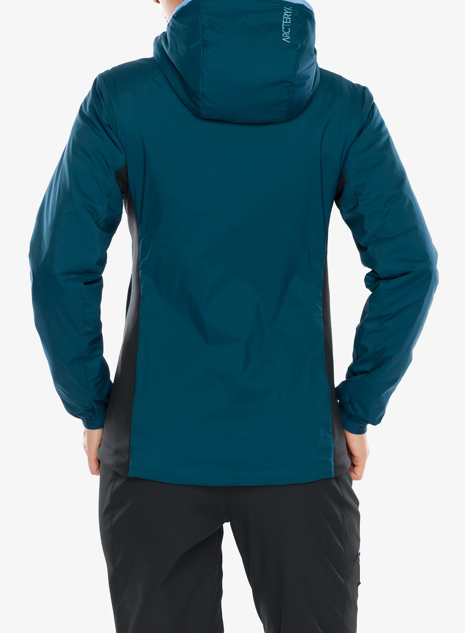 Šilta moteriška striukė Arcteryx Atom Hoody - midnight frost